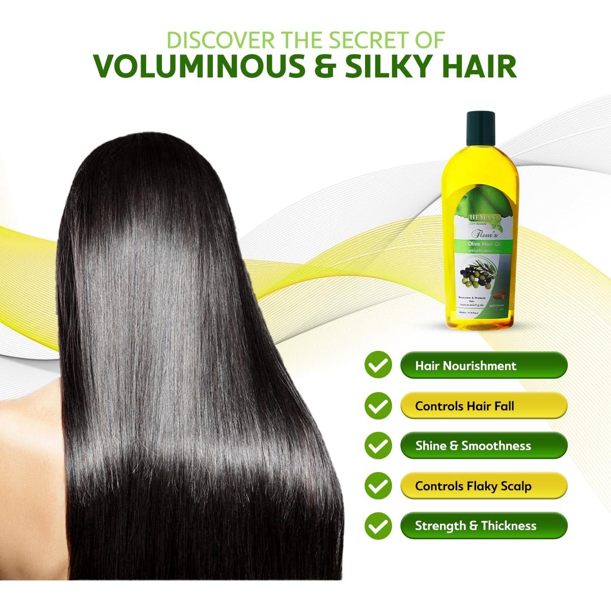 Aceite de Cabello Hemani de Oliva 200ml - Nutre y Fortalece