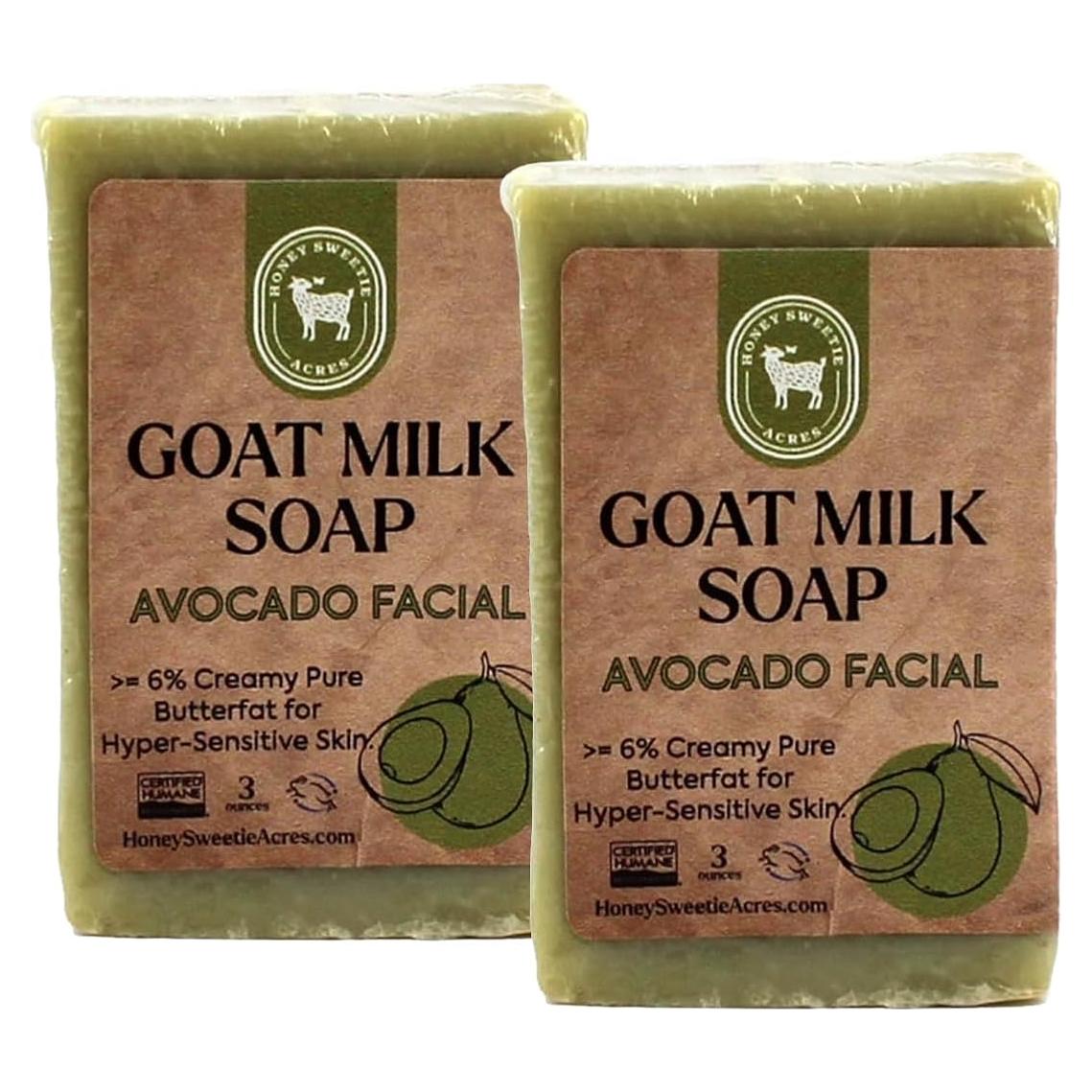 Jabón Facial Hidratante Natural Honey Sweetie Acres 2x85g Aguacate