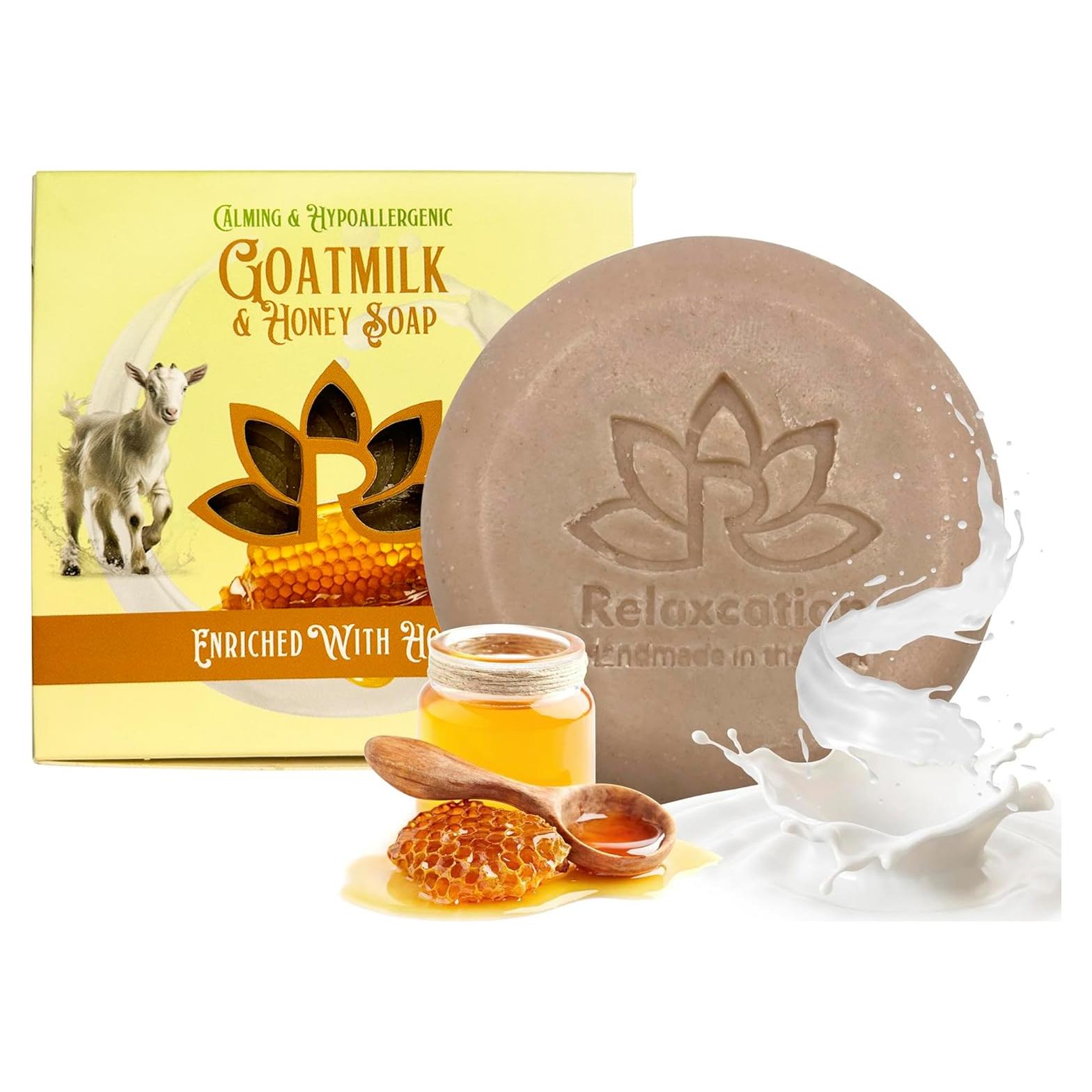 Jabón Natural de Leche de Cabra y Miel Relaxcation 95g