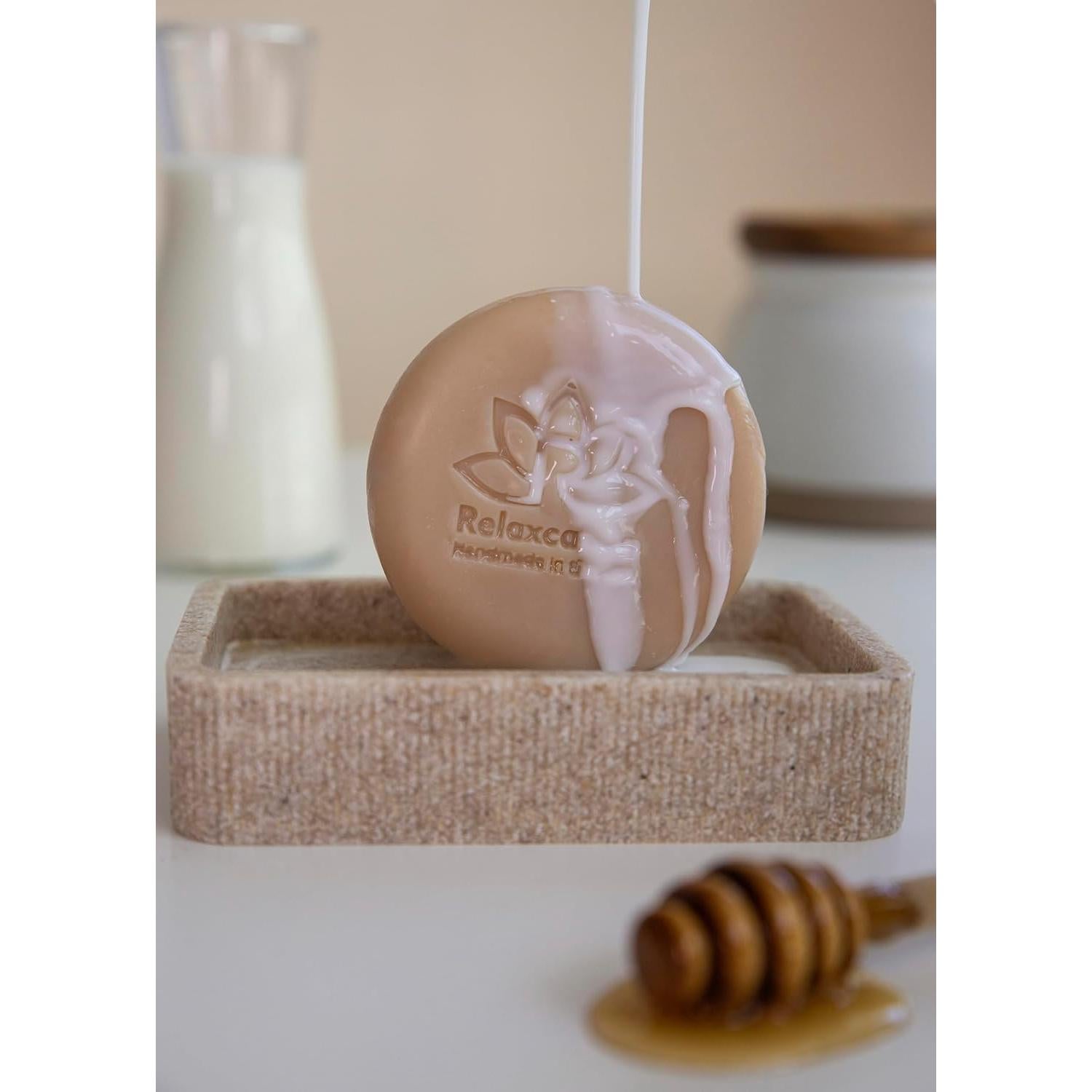 Jabón Natural de Leche de Cabra y Miel Relaxcation 95g