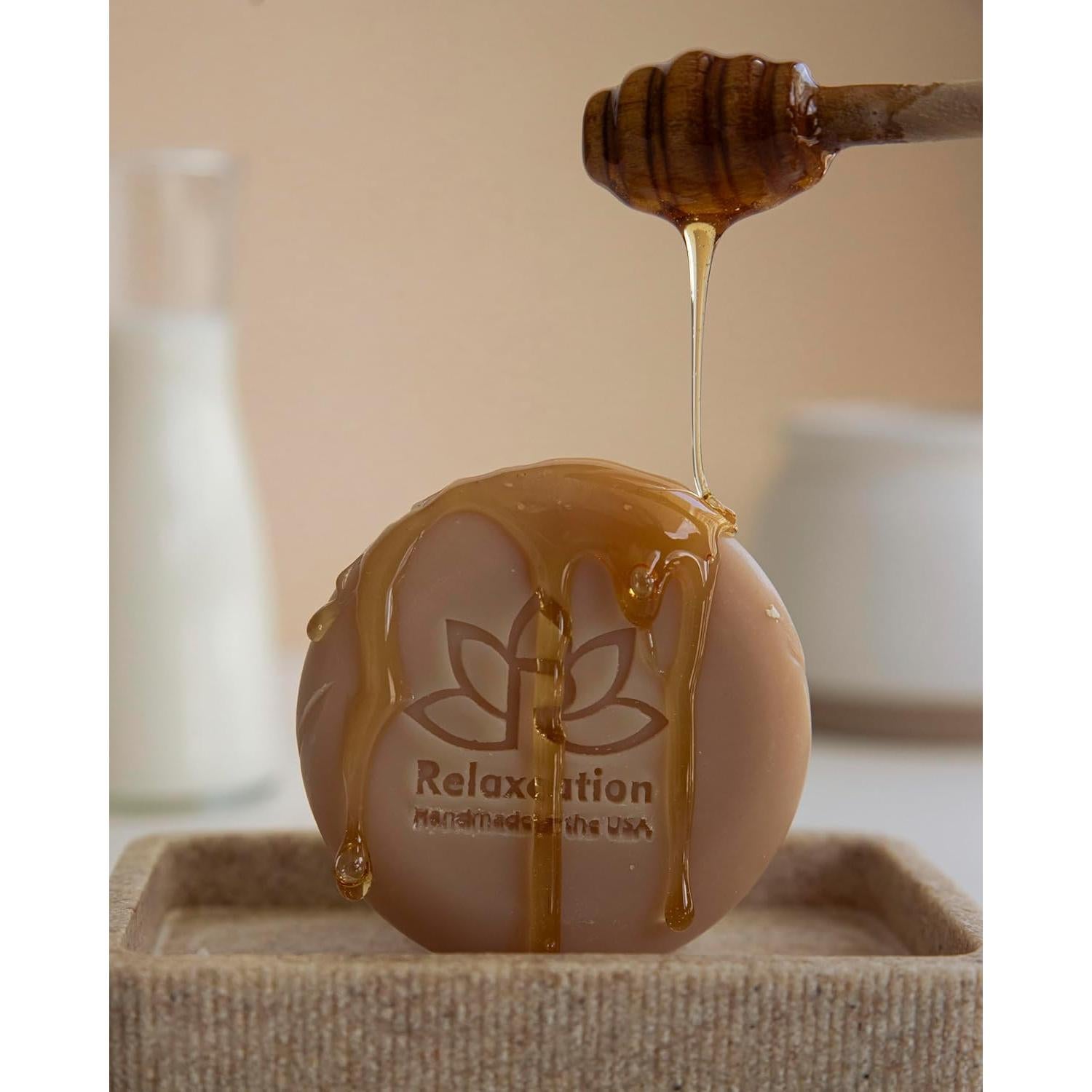 Jabón Natural de Leche de Cabra y Miel Relaxcation 95g