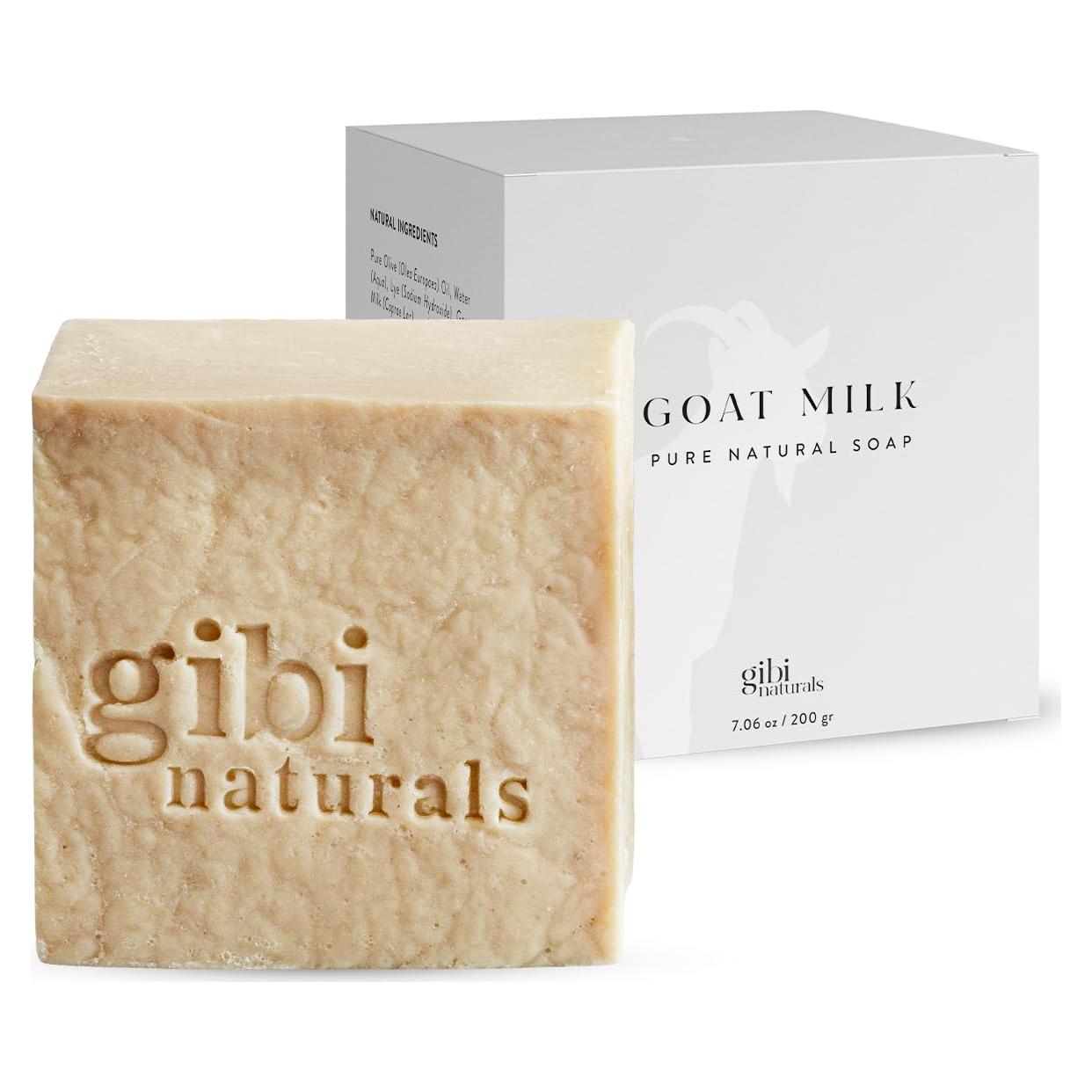 Jabón de Leche de Cabra GIBI - 200 g Hidratante Suave