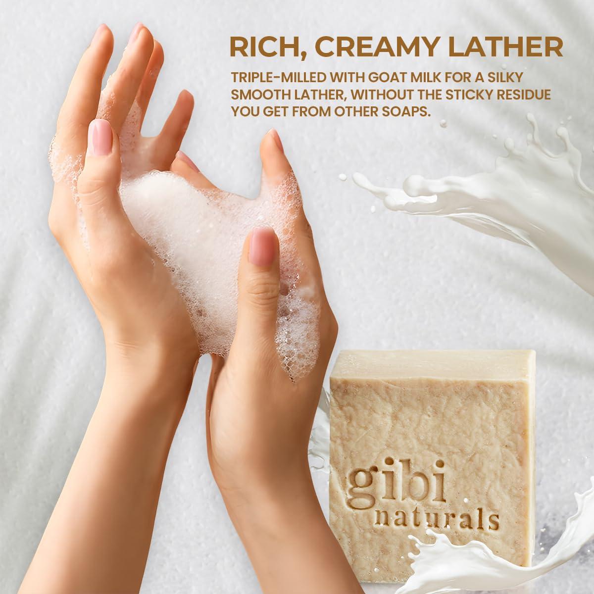Jabón de Leche de Cabra GIBI - 200 g Hidratante Suave