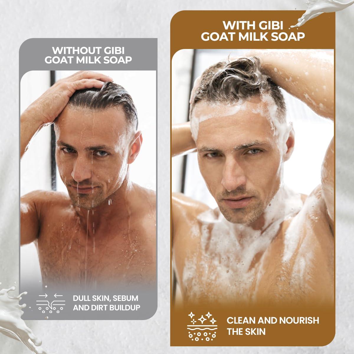 Jabón de Leche de Cabra GIBI - 200 g Hidratante Suave