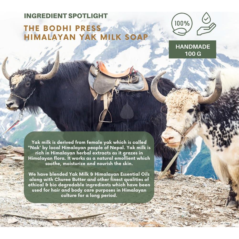 Jabón Artesanal de Leche de Yak Rosa 100g - Hidratante Natural