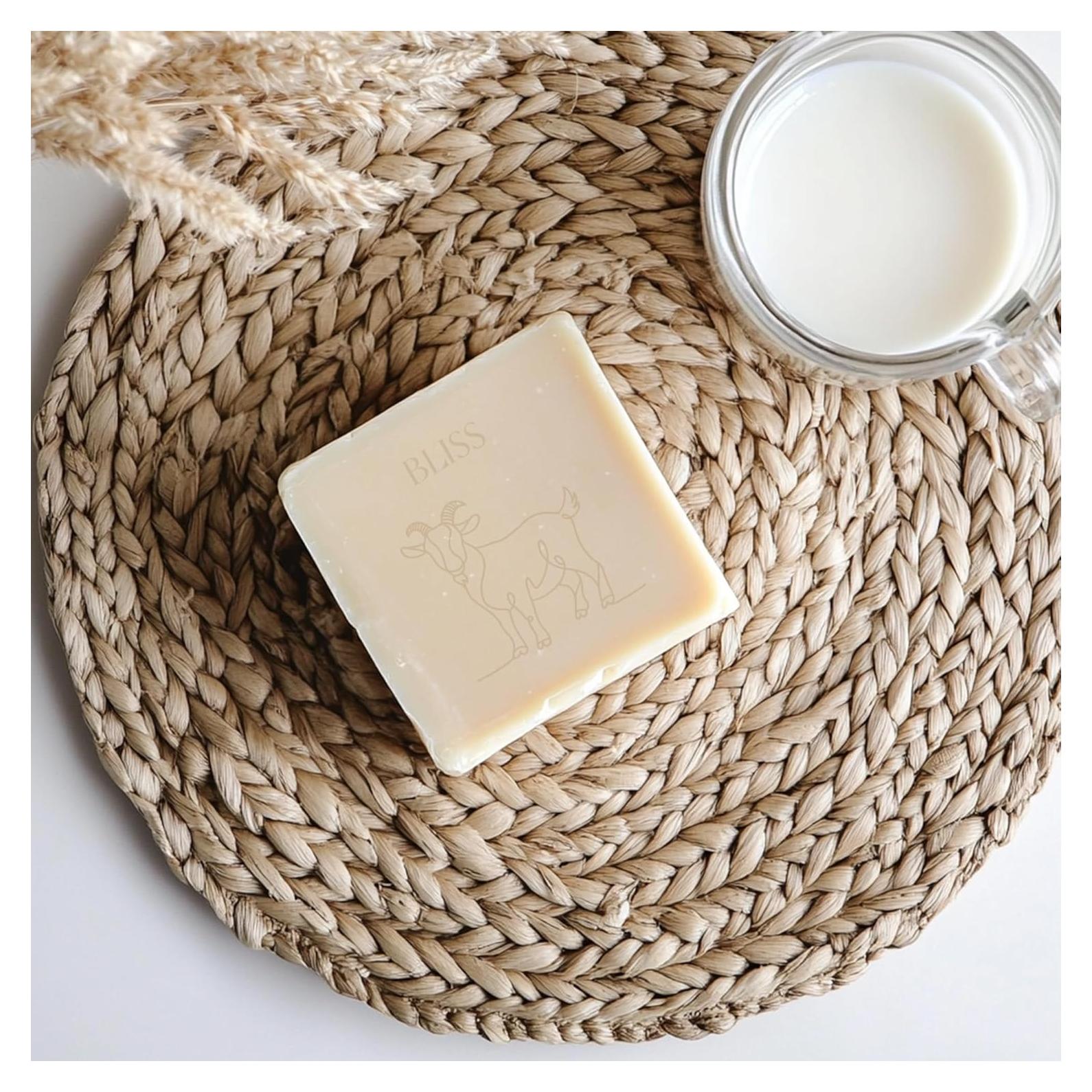 Jabón Natural de Leche de Cabra Orgánico 150g - Hidratante Piel Sensible