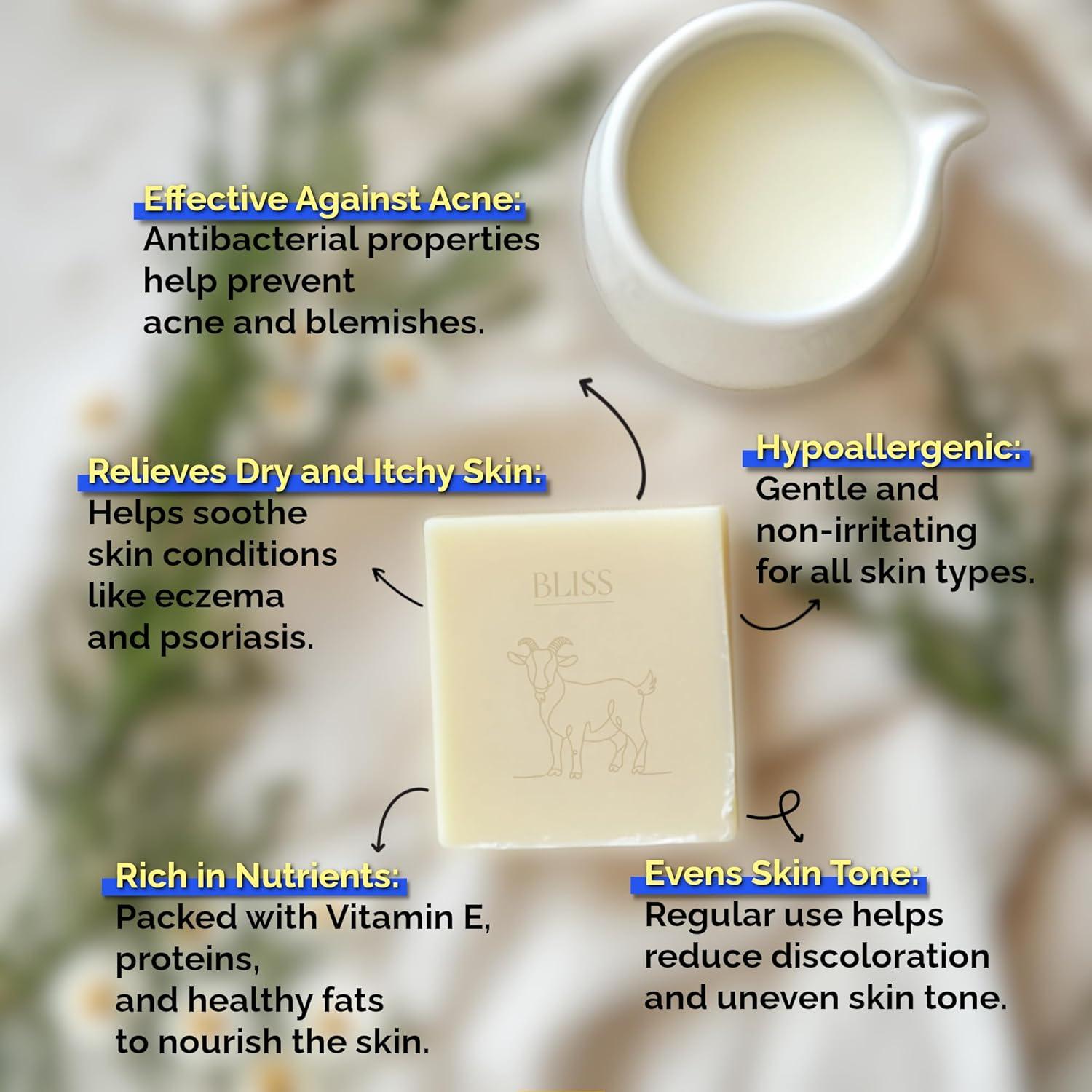 Jabón Natural de Leche de Cabra Orgánico 150g - Hidratante Piel Sensible