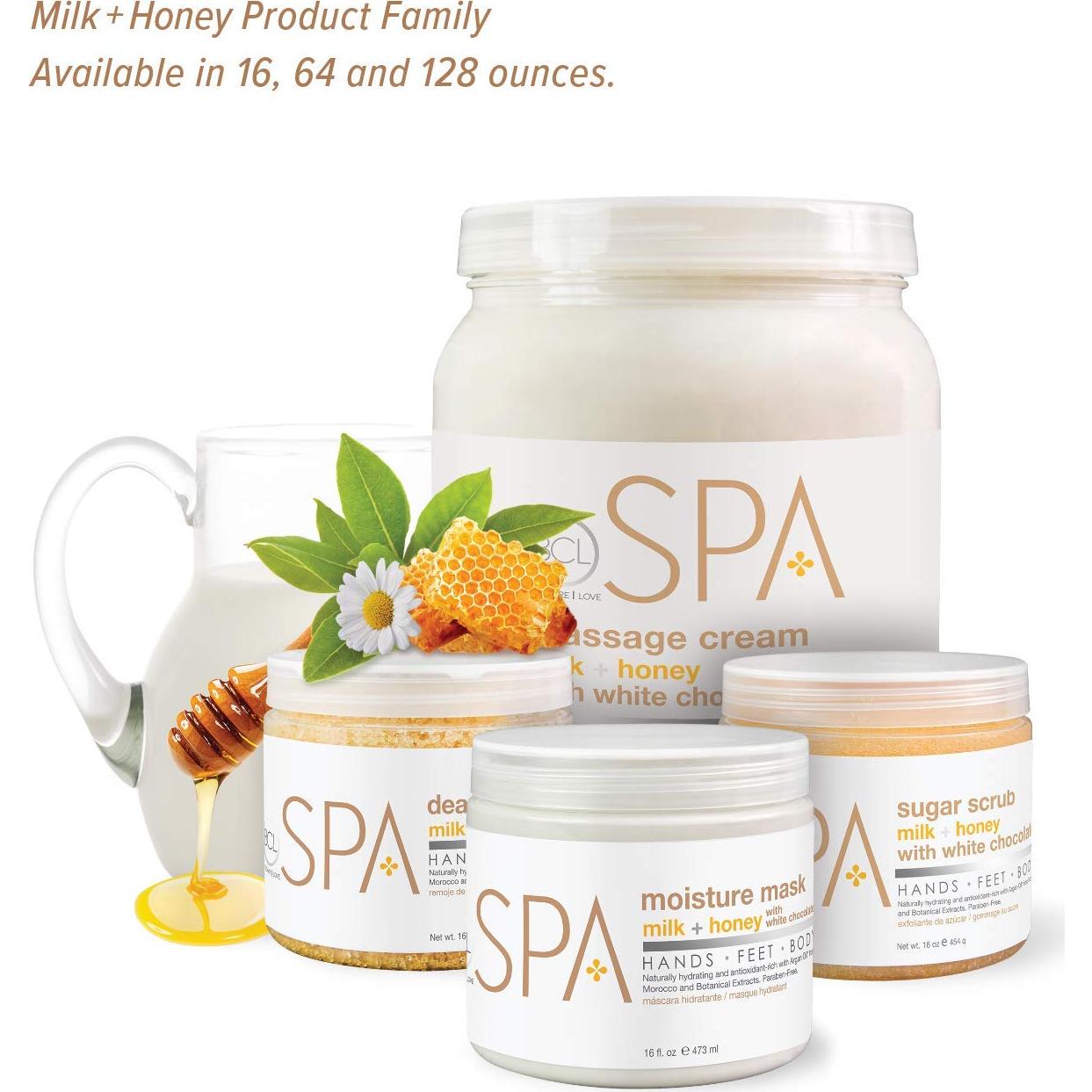 Exfoliante de Azúcar Be Care Love Spa 453.6 g Leche y Miel