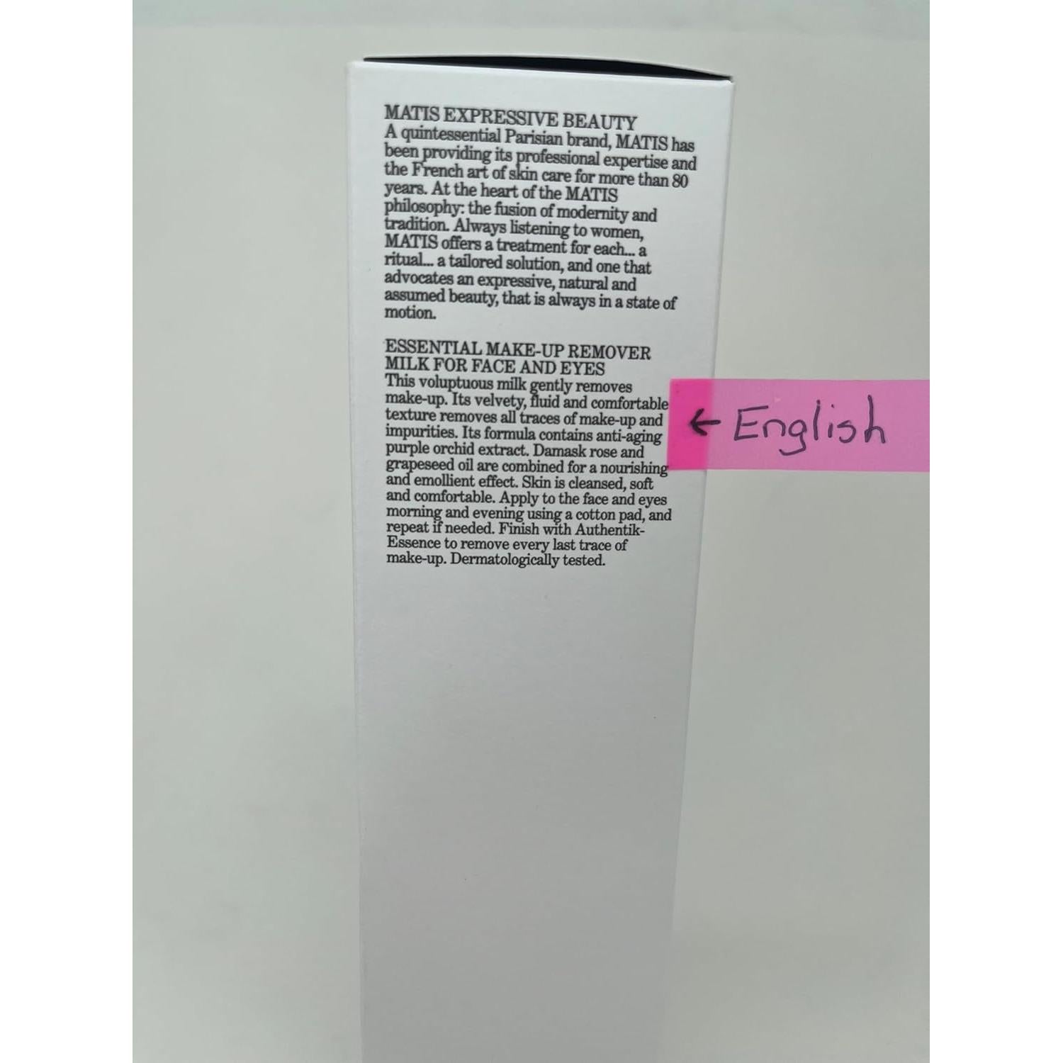 Leche Limpiadora Esencial MATIS PARIS AUTHENTIK-MILK 200ml