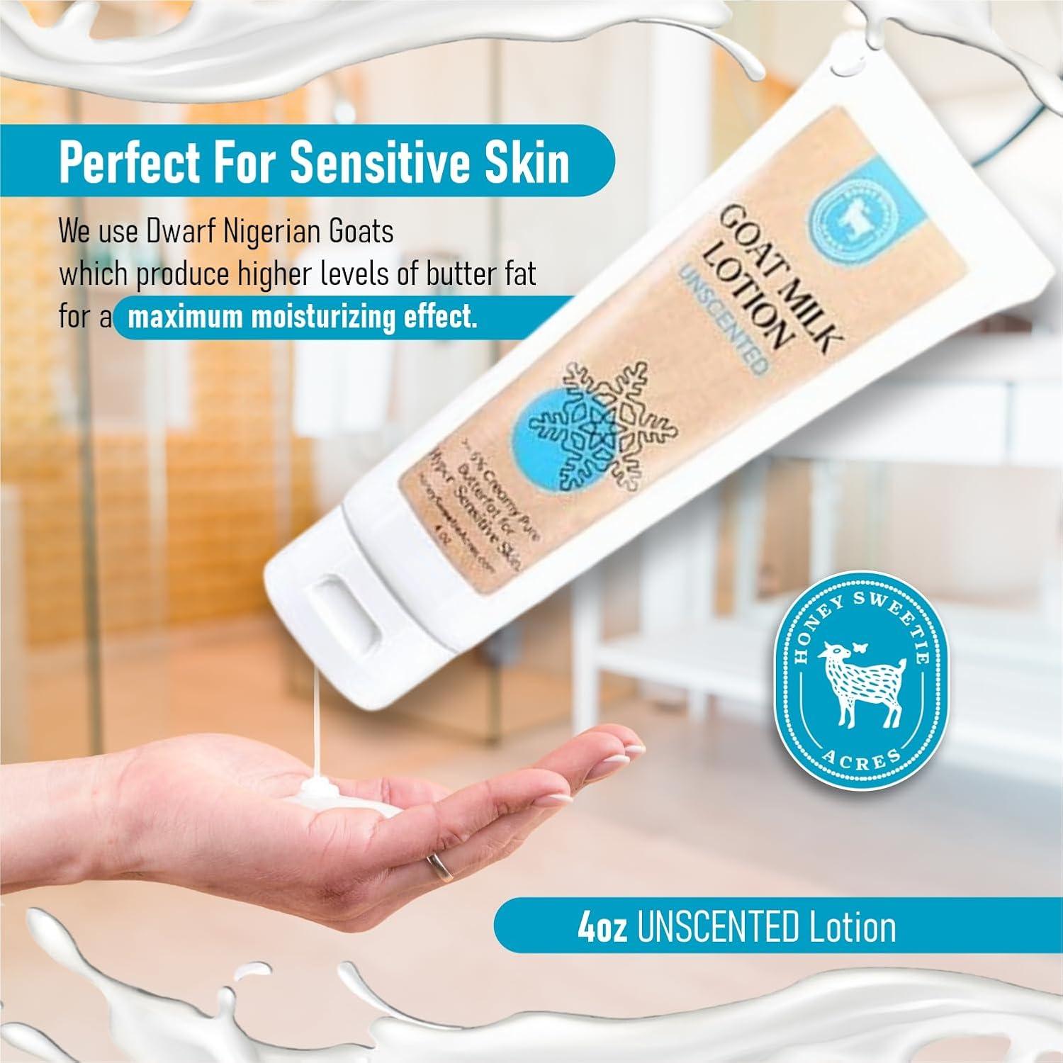 Paquete Cuidado Piel Honey Sweetie Acres - Jabón y Loción Leche de Cabra