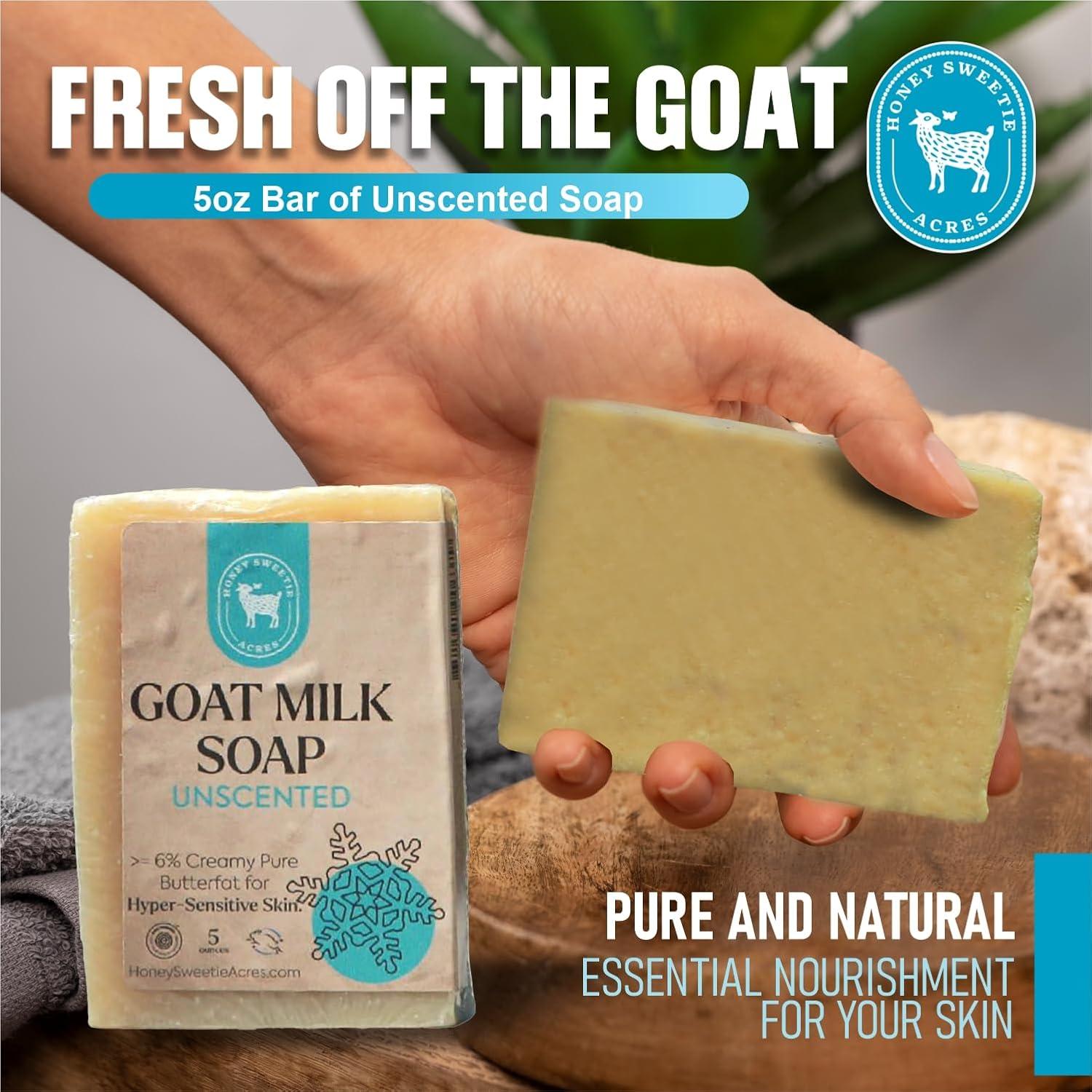 Paquete Cuidado Piel Honey Sweetie Acres - Jabón y Loción Leche de Cabra