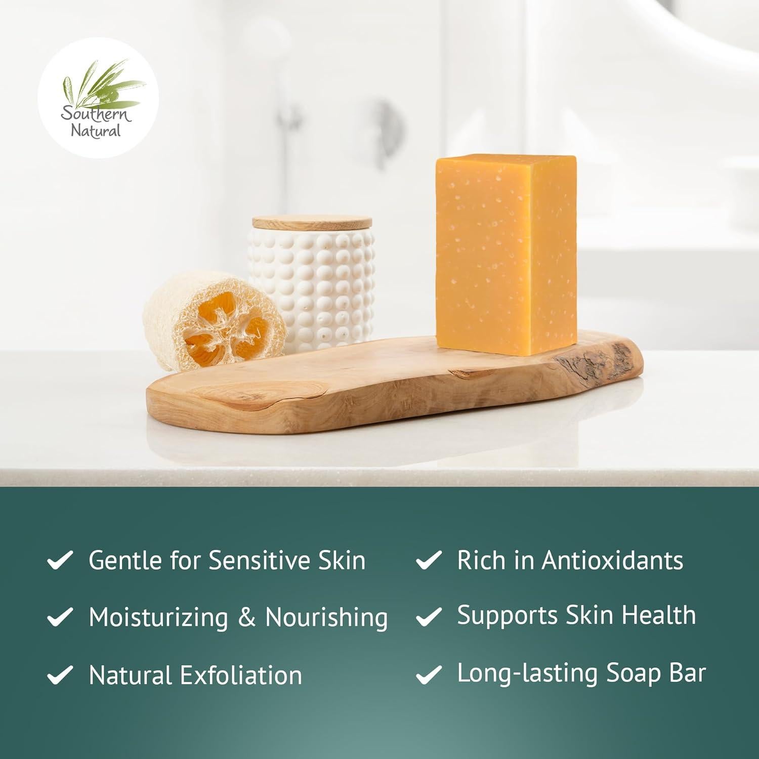 Jabón Natural de Leche de Cabra Southern Natural - 3 Unidades