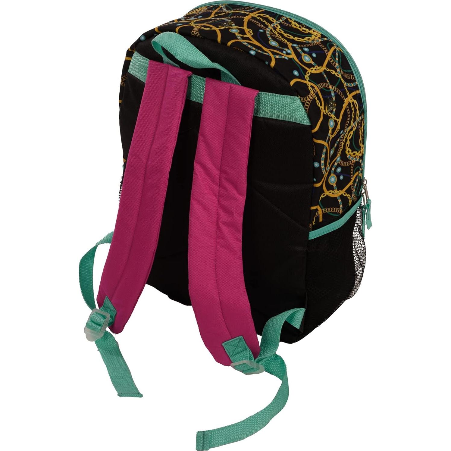 Mochila Escolar L.O.L. Sorpresa 5 Piezas 40,6 cm Negro/Dorado