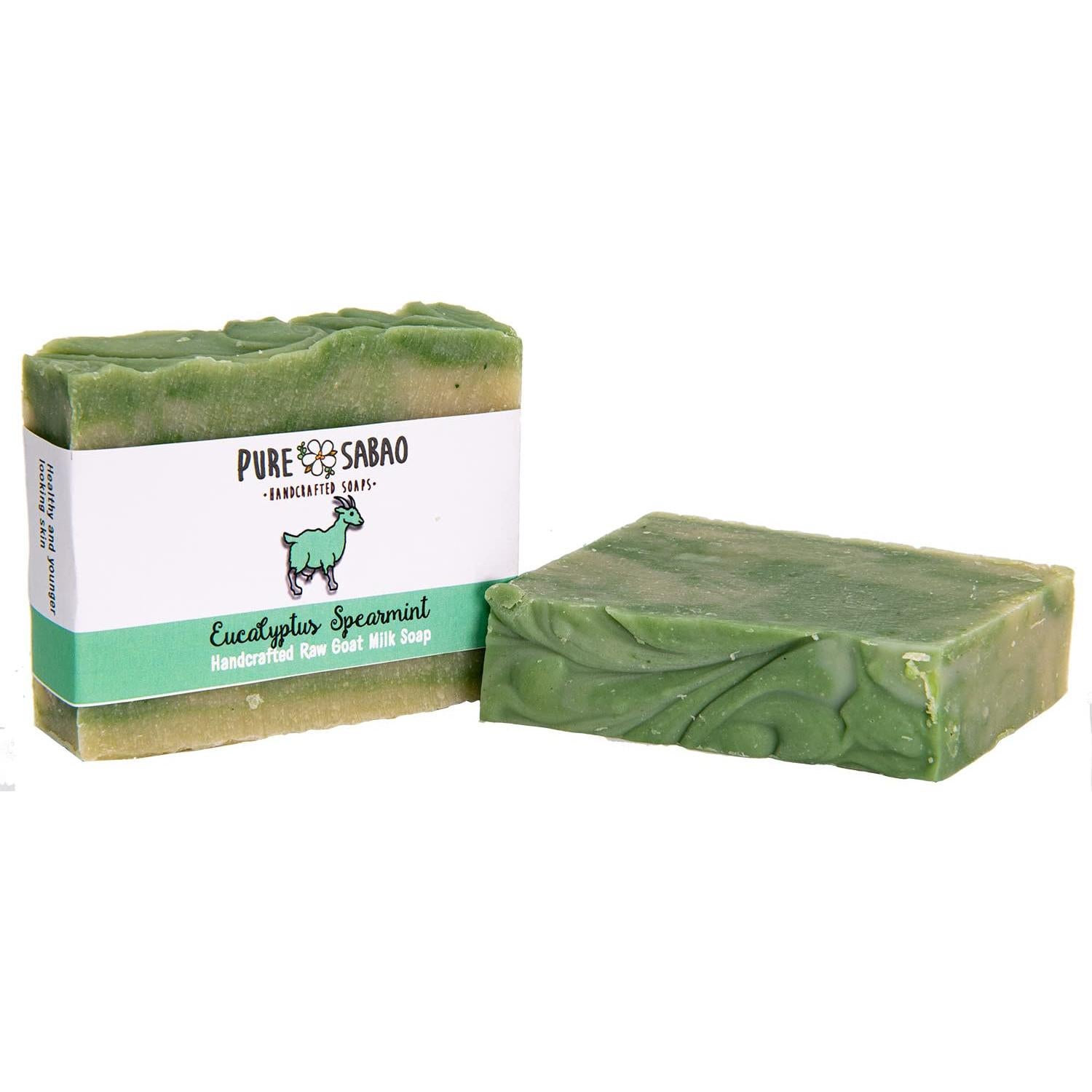 Jabón de Leche de Cabra Eucalipto y Menta PURE SABAO 113g