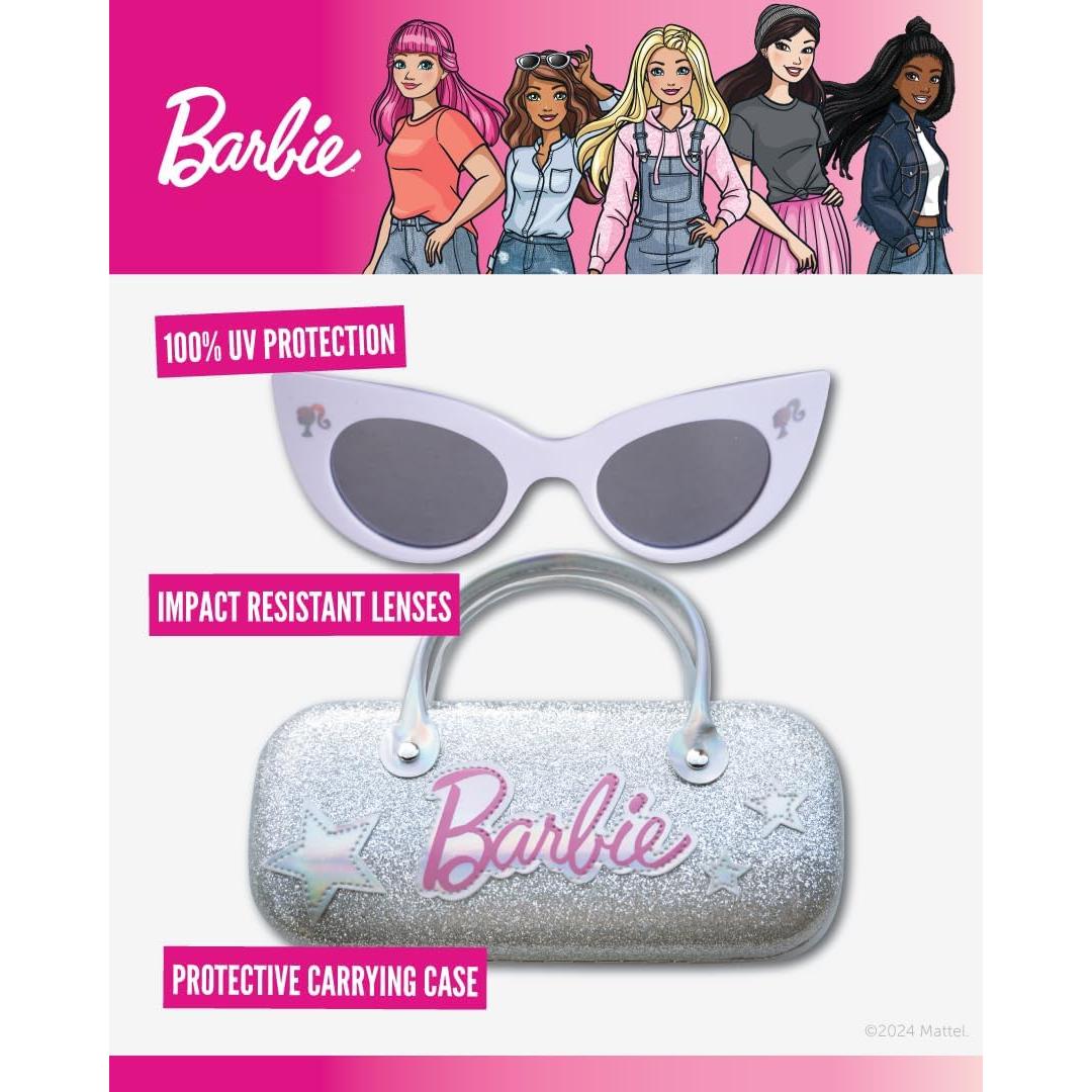 Gafas de sol Cat Eye Barbie para niñas + Estuche Rosa