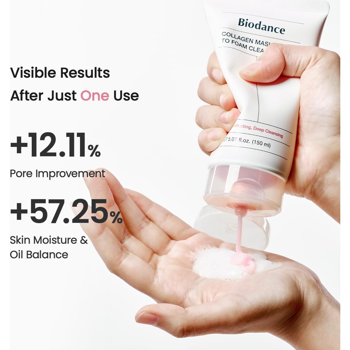 Limpiador Facial Espumoso 2 en 1 Biodance 150 ml Piel Sensible