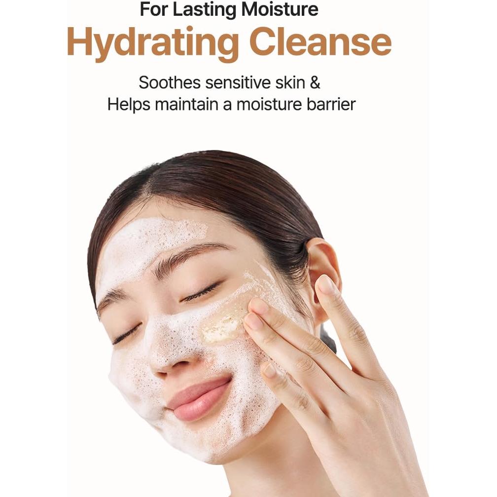 Limpiador Facial Exfoliante de Avena HINATURE 150 ml - Hidratante Diario