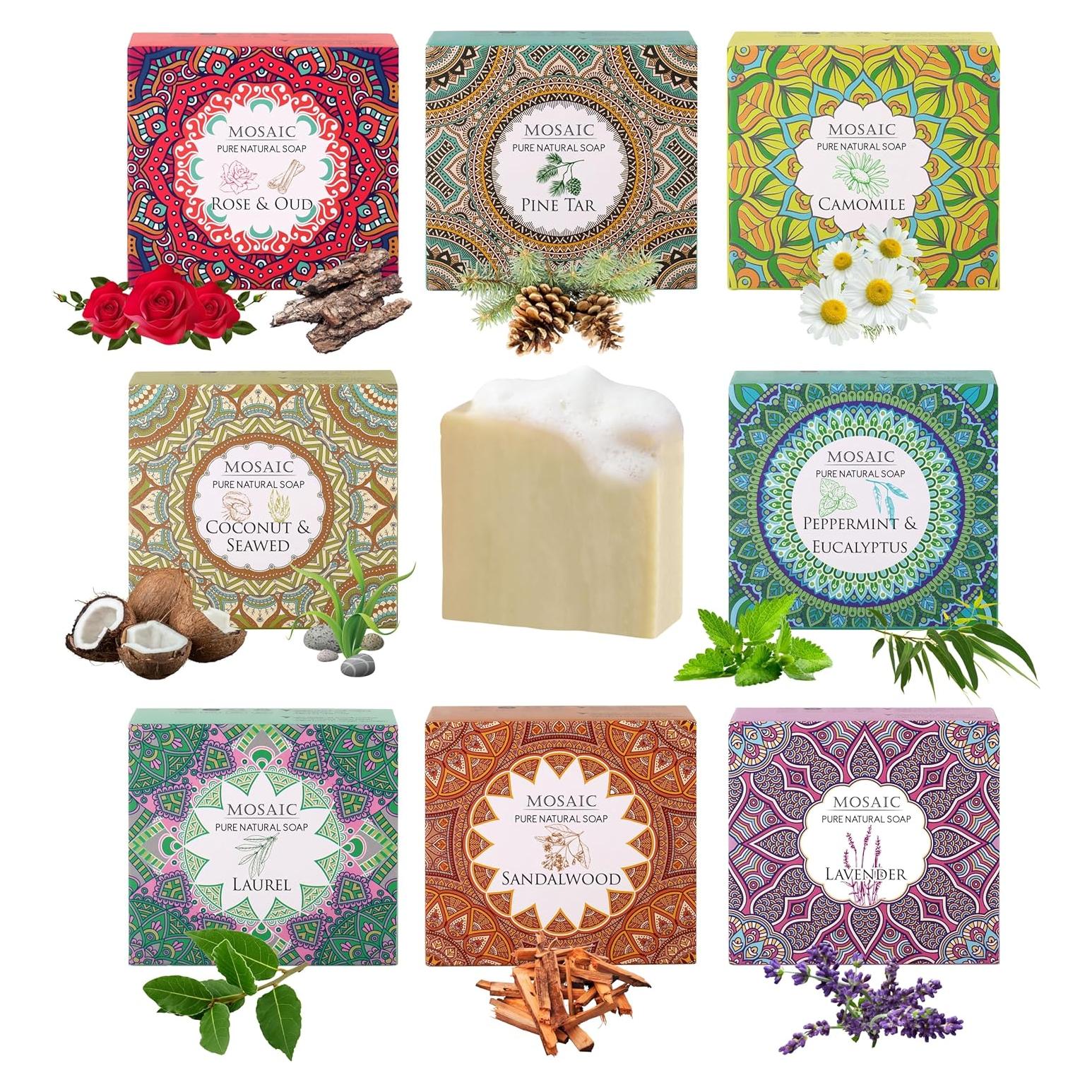 Jabón Natural 100% Orgánico AEGEAN 1.05kg Hidratante Vegano