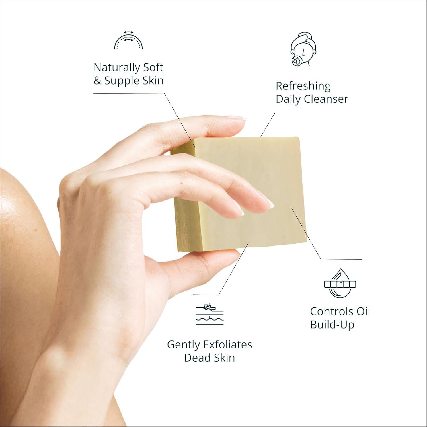 Jabón Natural 100% Orgánico AEGEAN 1.05kg Hidratante Vegano