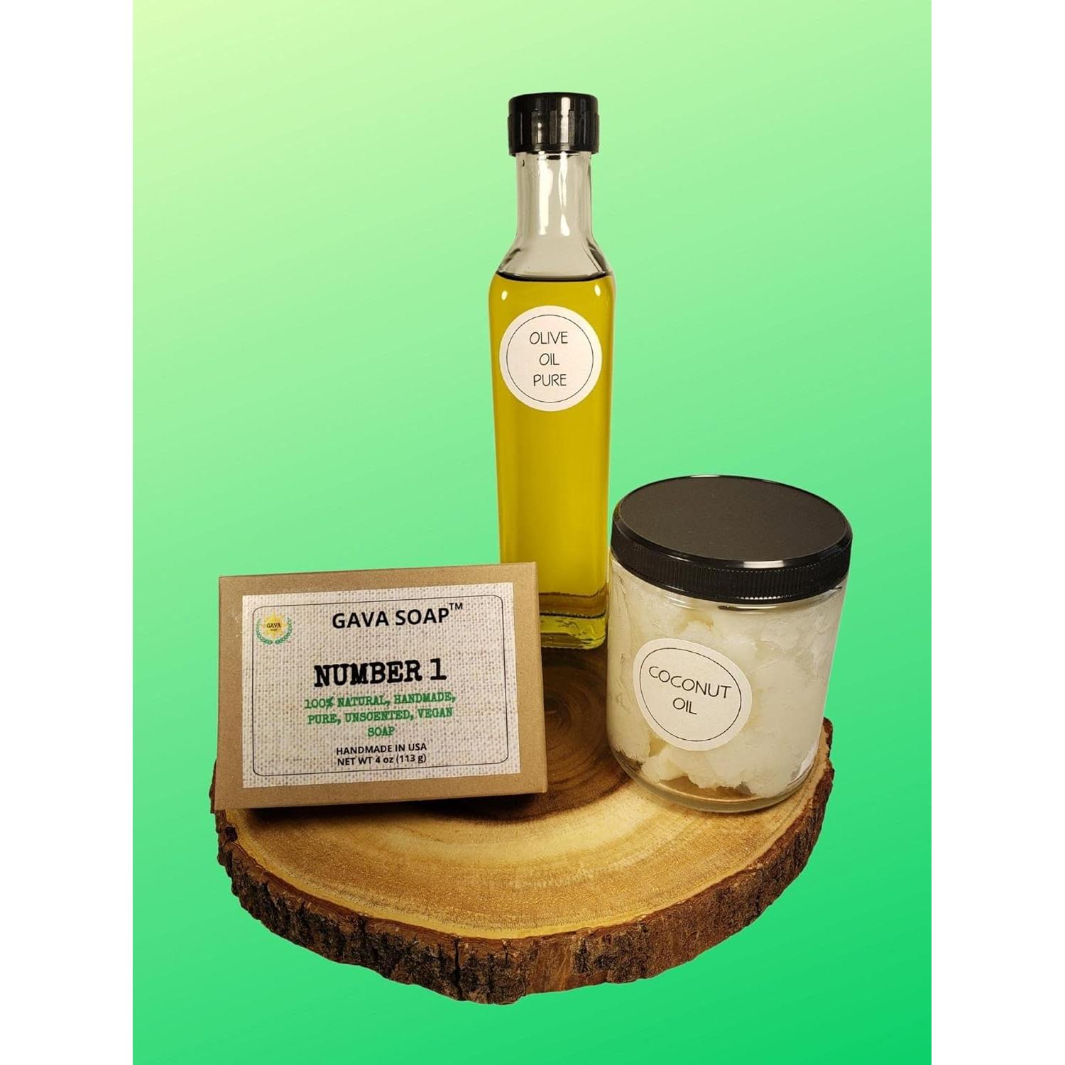 Jabón Vegano GAVA SOAP 113g Hecho a Mano Sin Fragancia