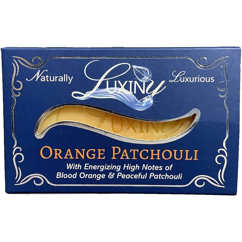 Jabón Natural Vegano Luxiny Naranja y Pachulí 3 Unidades 113g