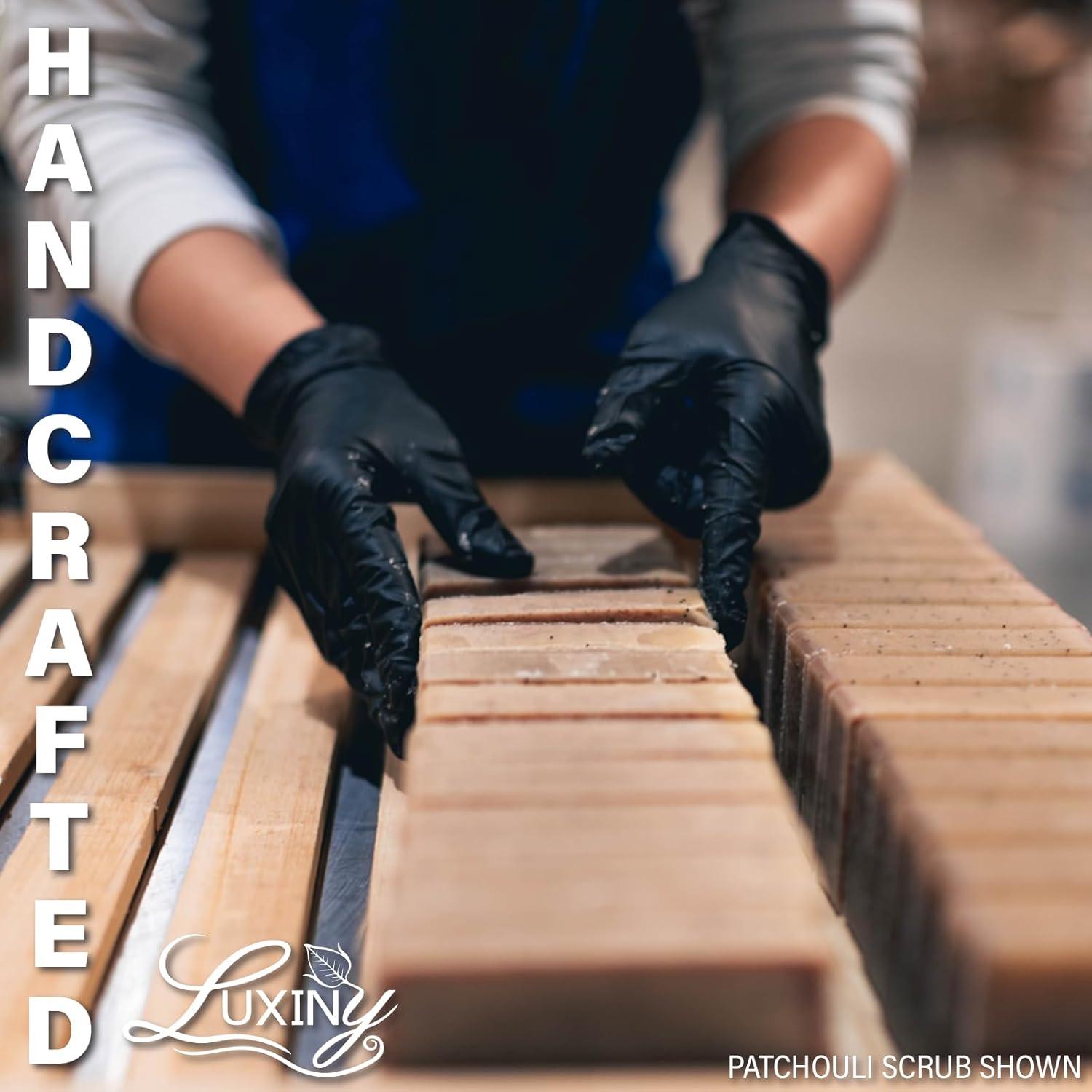 Jabón Natural Vegano Luxiny Naranja y Pachulí 3 Unidades 113g