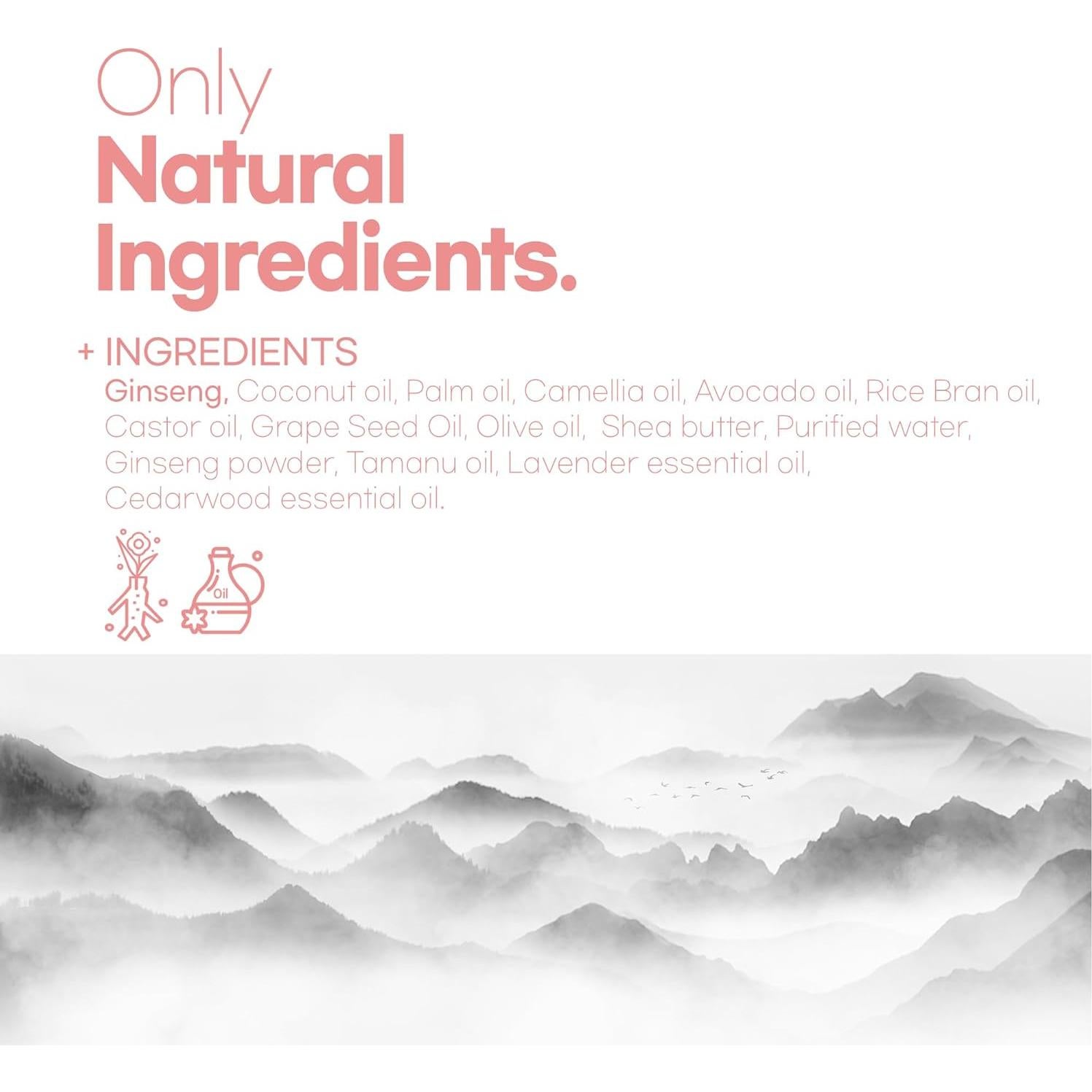 Jabón Artesanal de Ginseng Sodambi - Hidratación Intensa 92g