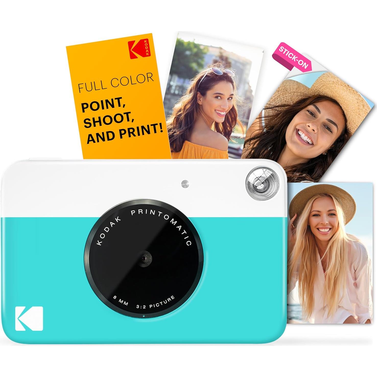 Cámara Instantánea KODAK Printomatic Azul 5MP + Accesorios