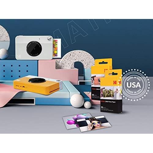 Cámara Instantánea KODAK Printomatic Rosa - 5MP, Flash, 2x3"