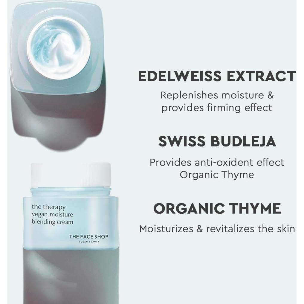 Crema Hidratante Vegana 2-en-1 THE FACE SHOP 60 ml