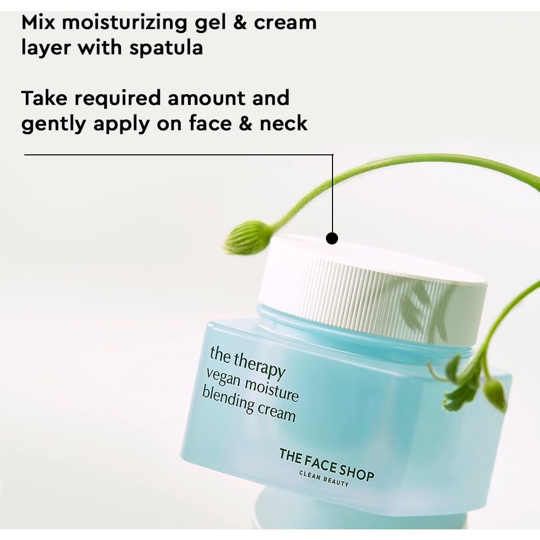 Crema Hidratante Vegana 2-en-1 THE FACE SHOP 60 ml