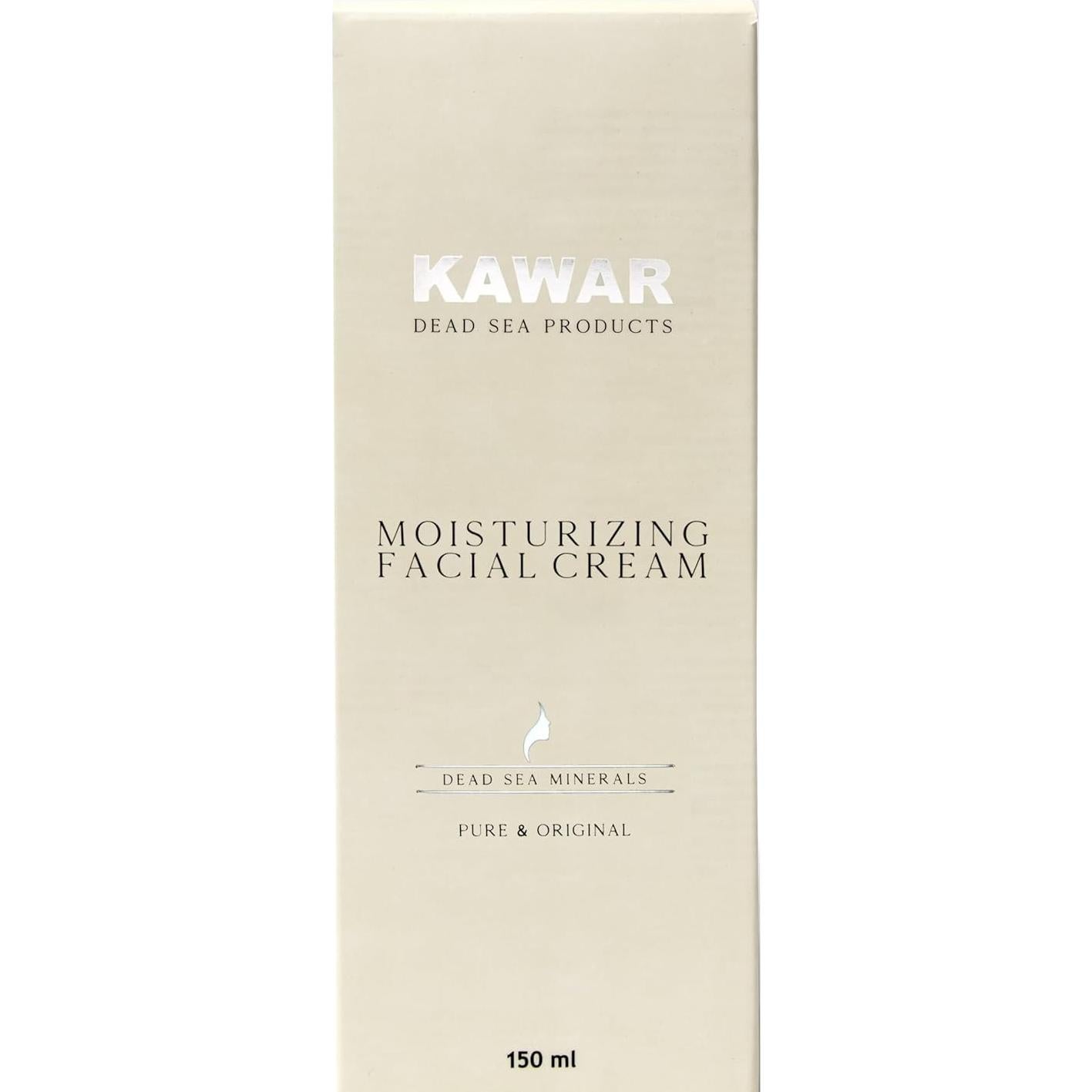 Crema Hidratante Facial KAWAR del Mar Muerto 151.4 ml - Vegana