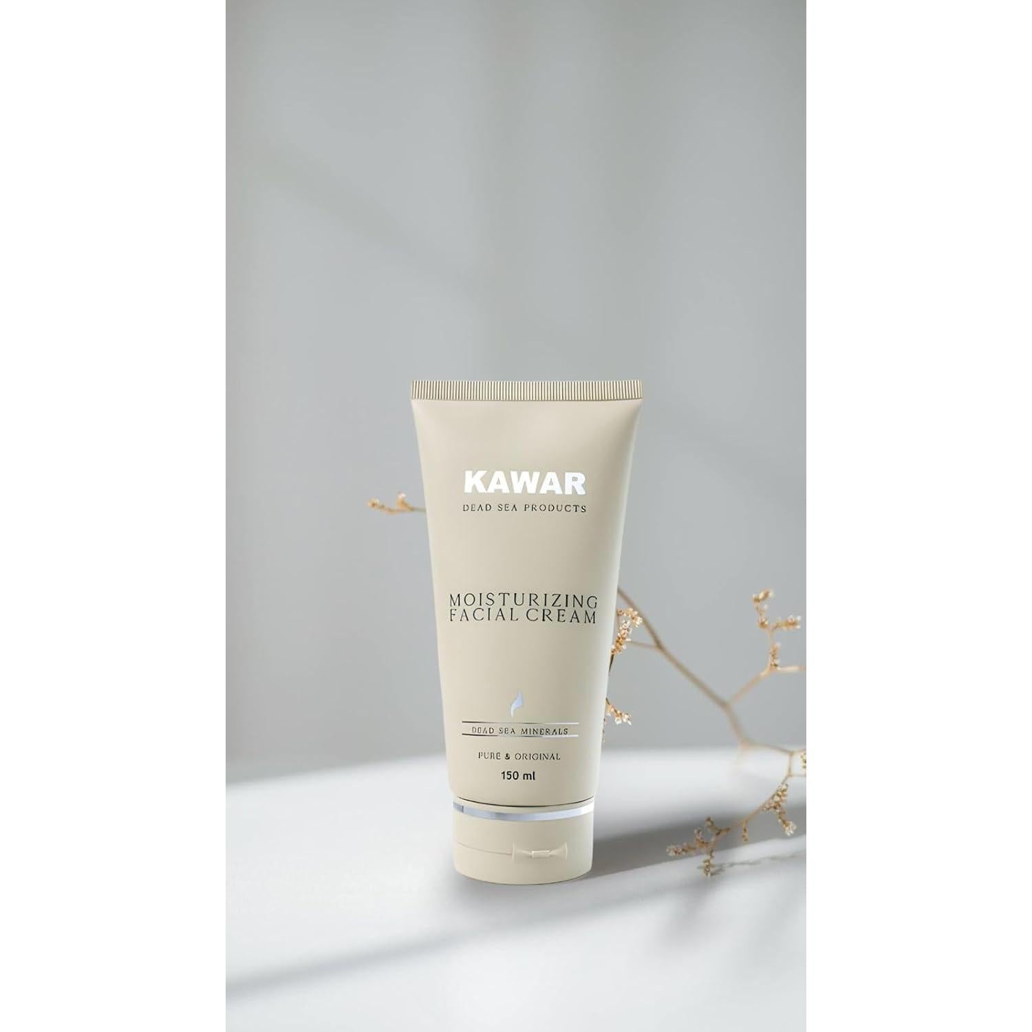 Crema Hidratante Facial KAWAR del Mar Muerto 151.4 ml - Vegana