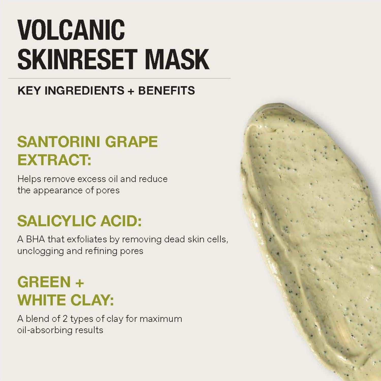 Máscara Refinadora KORRES de Uva Santorini 70 ml con Carbón