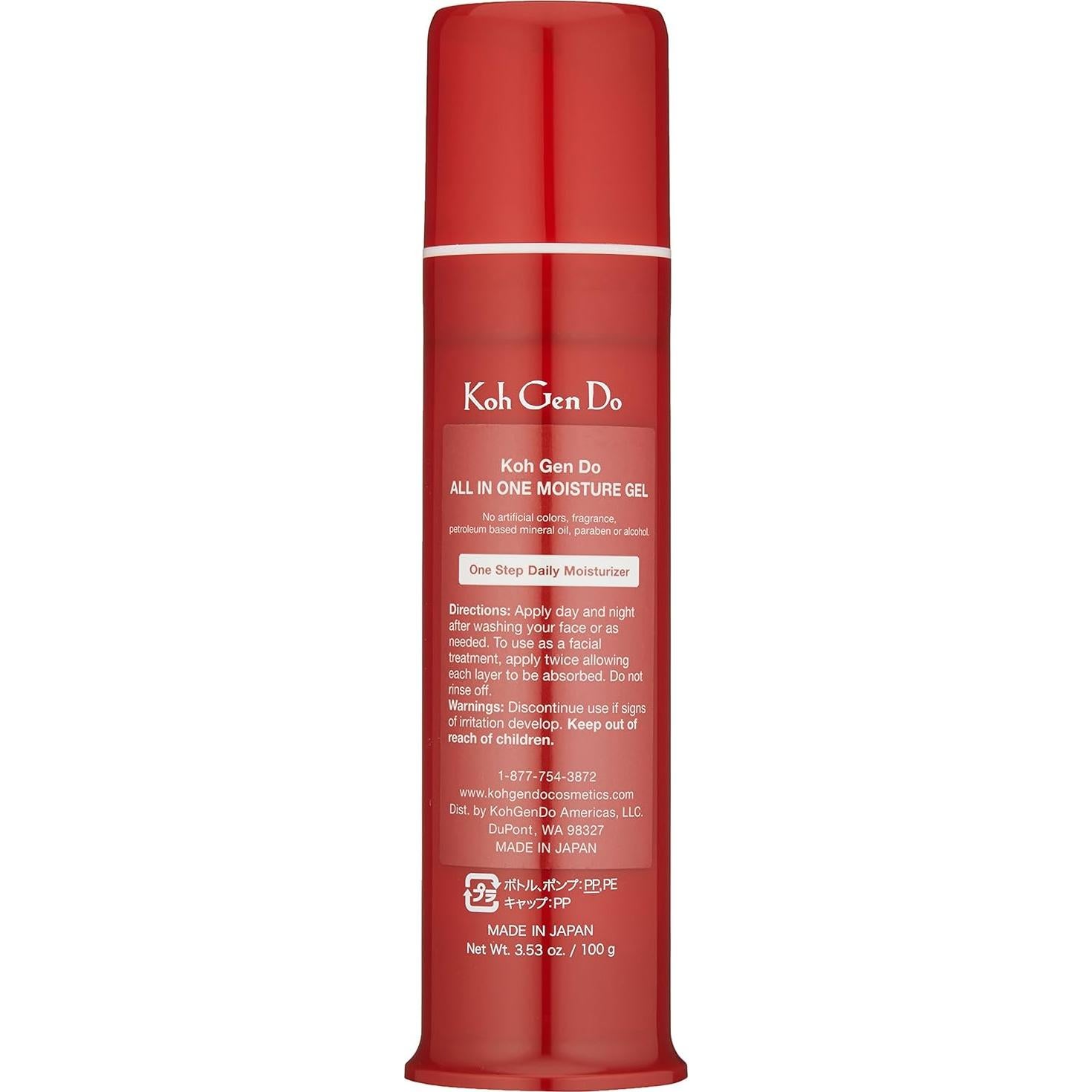 Gel Hidratante Todo En Uno Koh Gen Do 100g - Piel Normal a Grasa