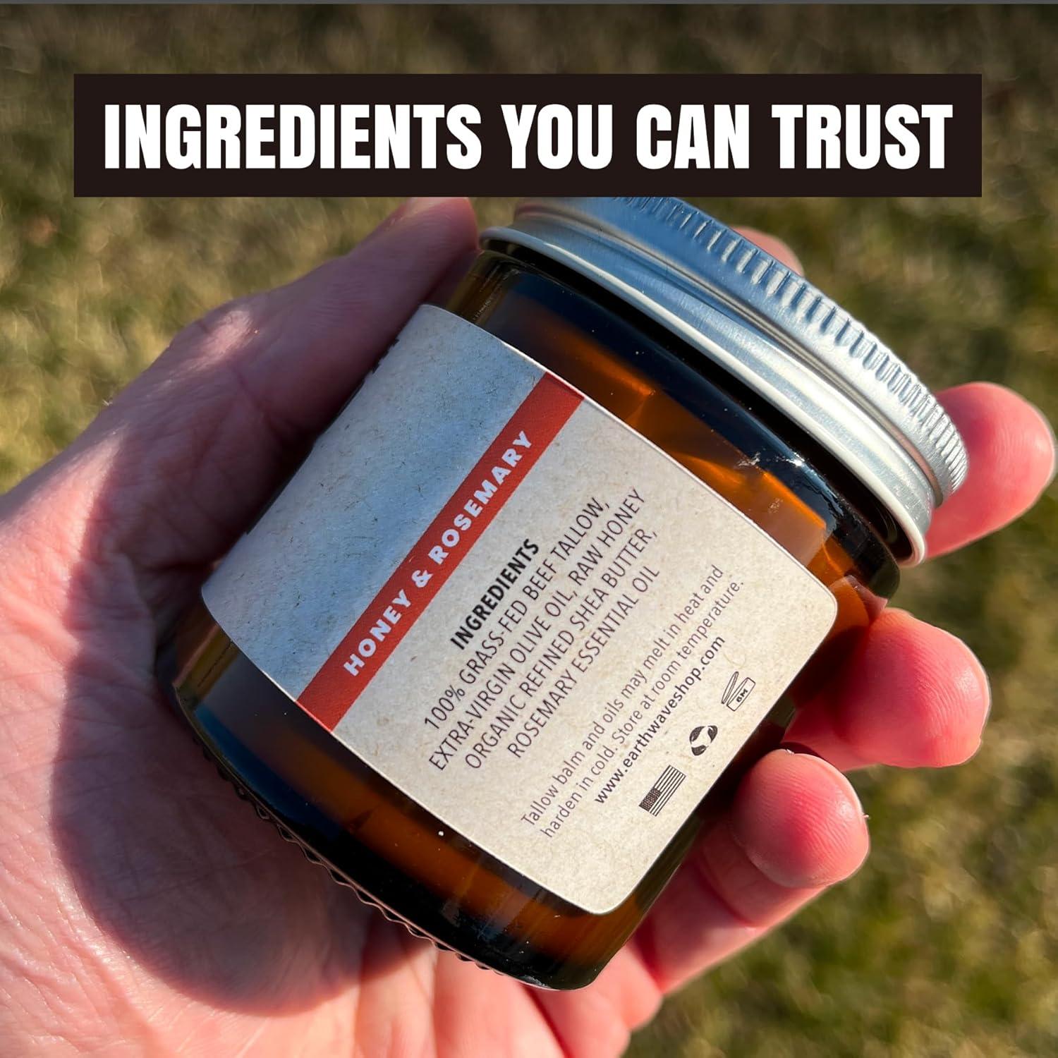 Bálsamo de Sebo Multiusos Earth Wave 113g Miel y Romero