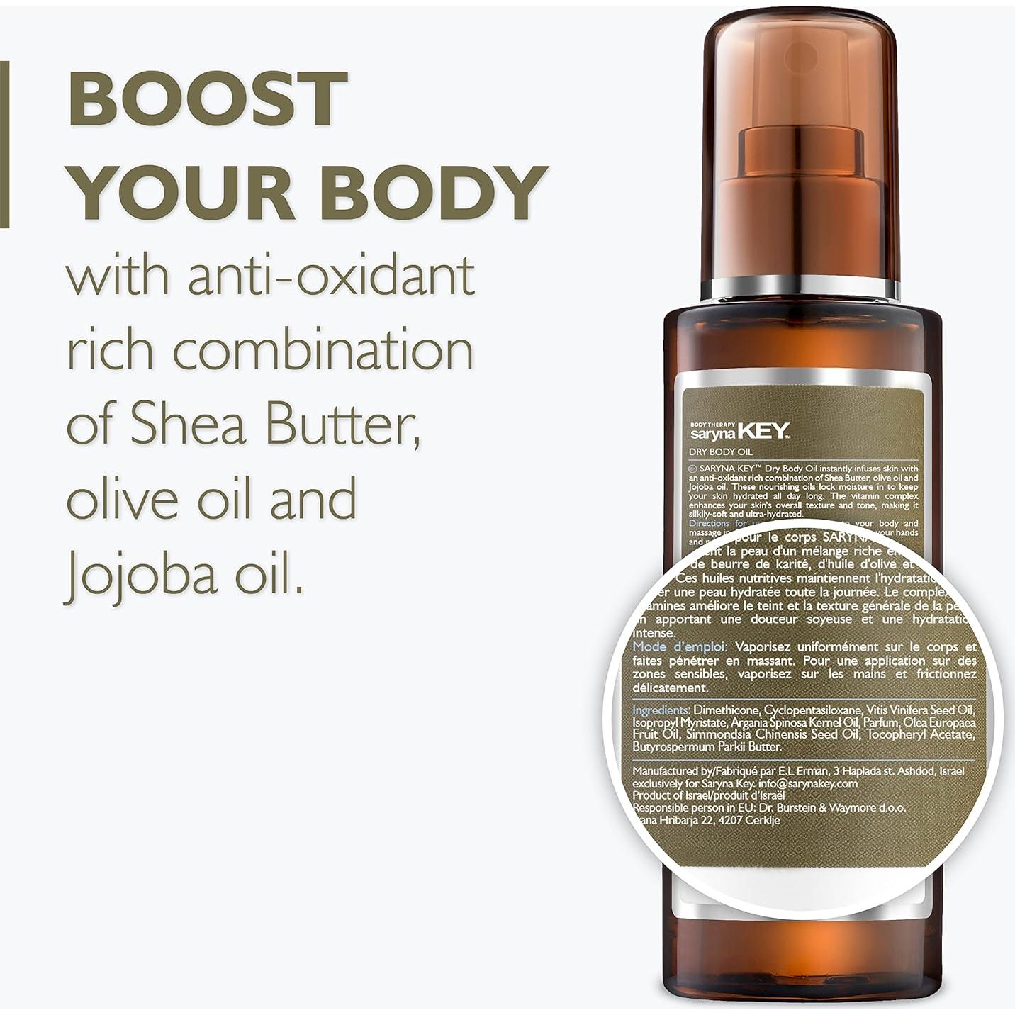 Aceite Corporal Saryna Key Hidratante con Manteca de Karité 280g