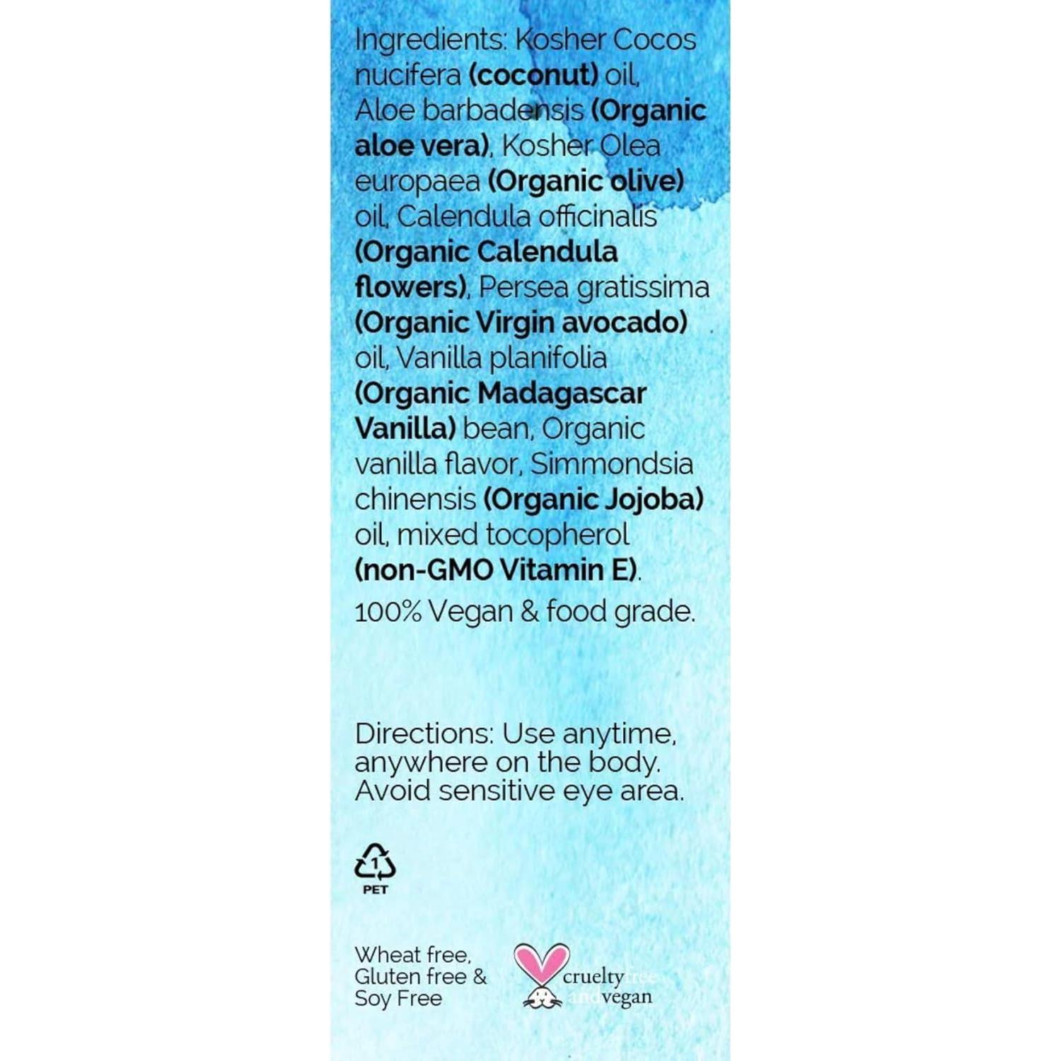 Aceite Corporal y Capilar Vegano Bodyceuticals 100g - Vainilla y Aguacate