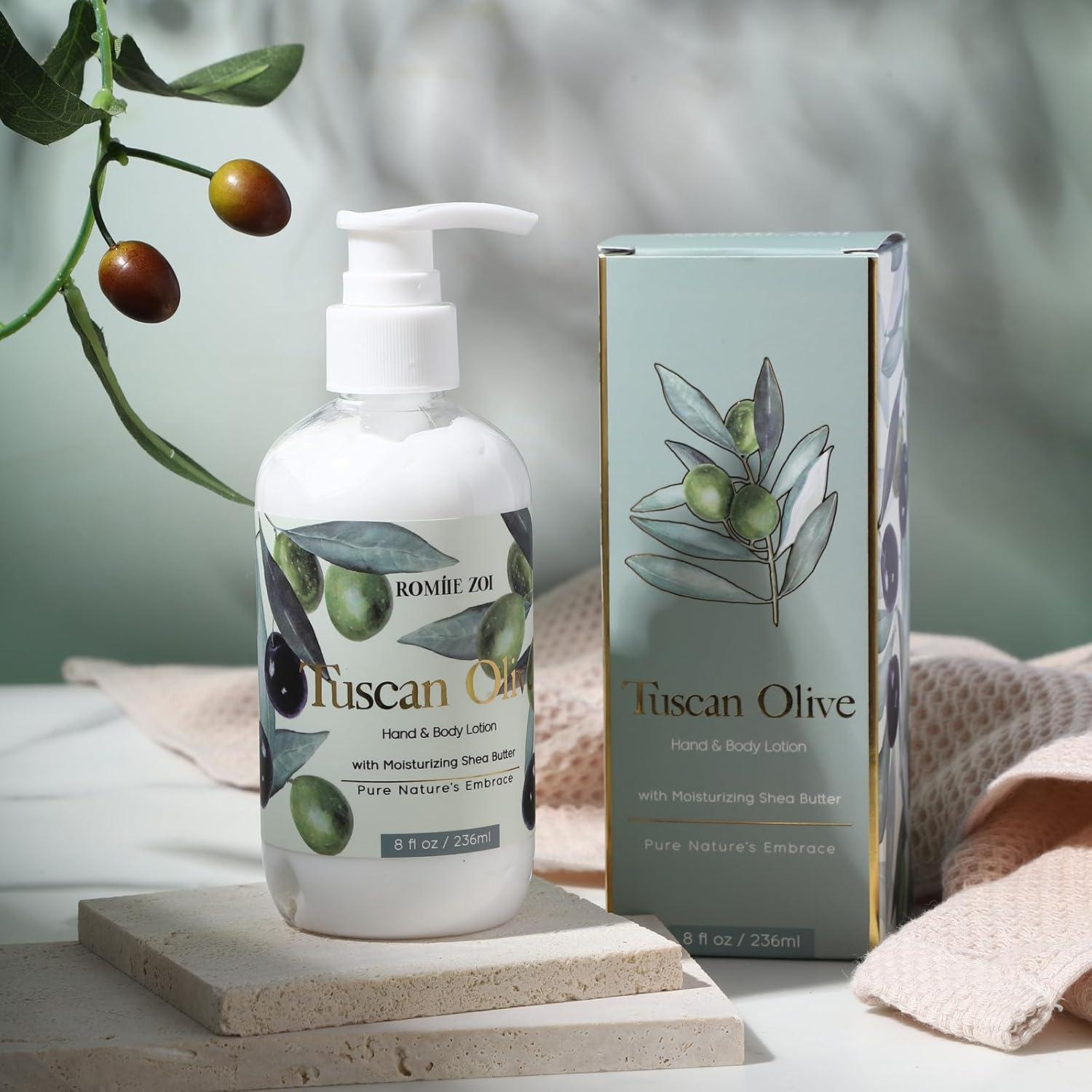 Loción Hidratante para Manos y Cuerpo Romiie Zoi 236 ML Olivo Toscano