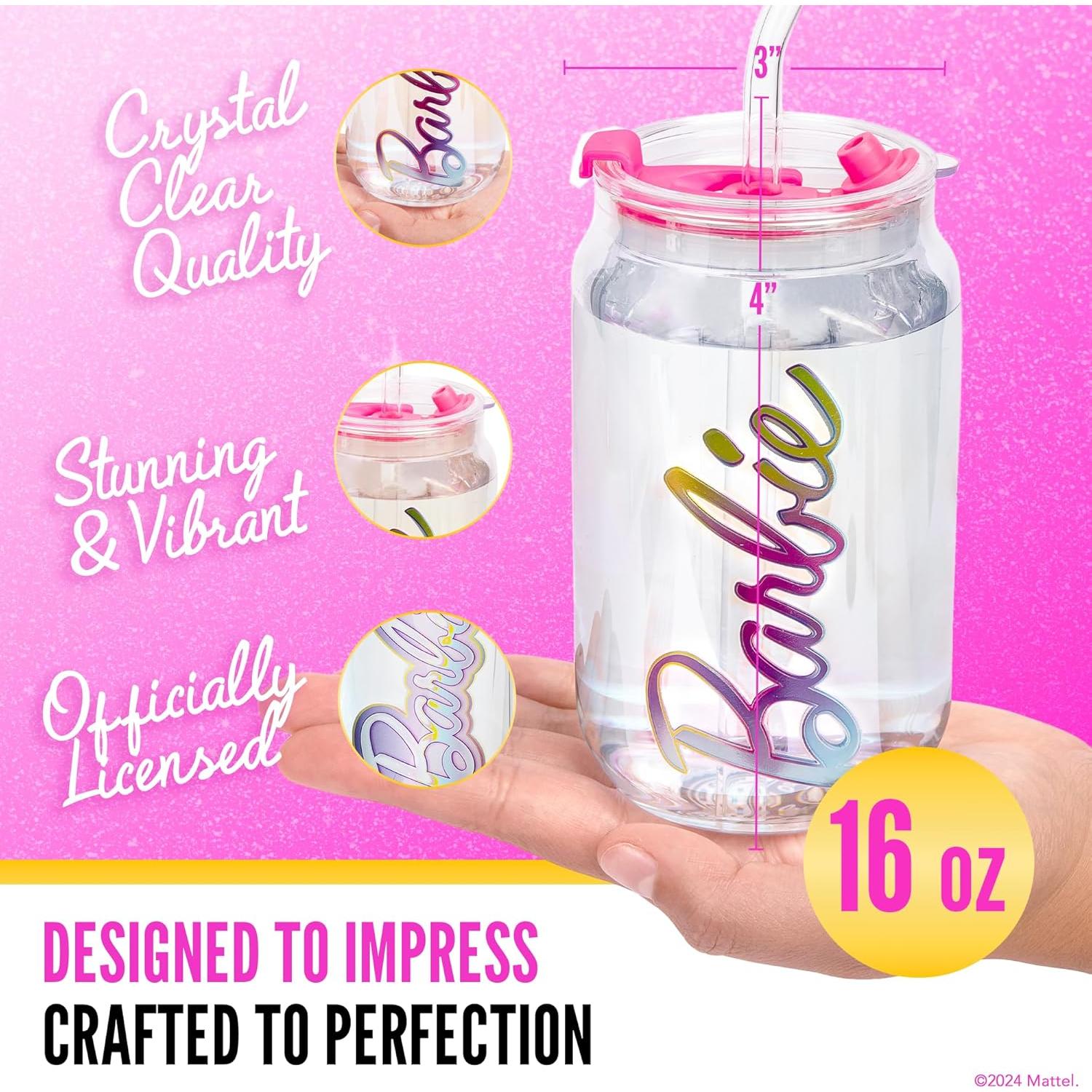 Tazas de Vidrio Dragon Glassware x Barbie - Set de 2 - 473 ml