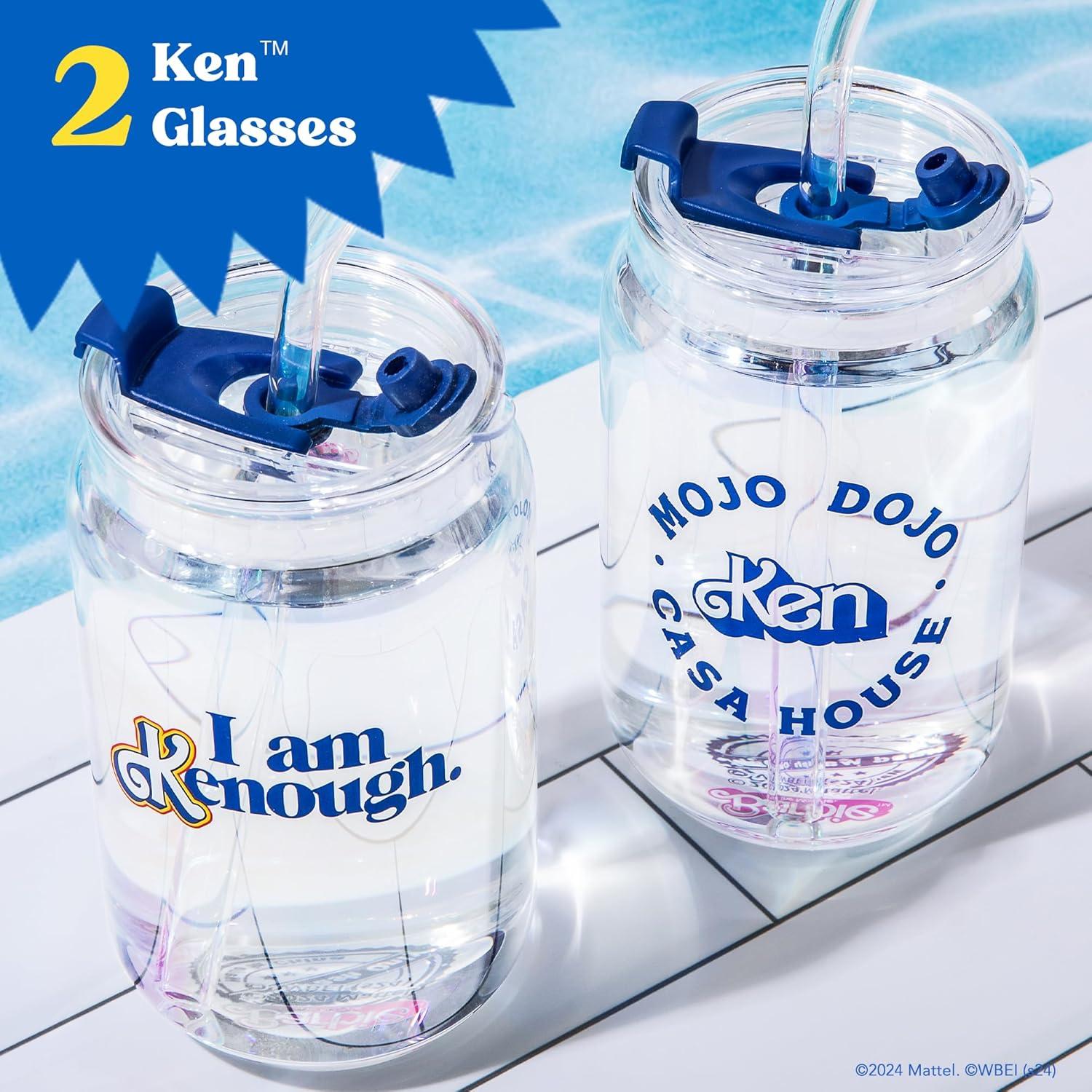 Set de 2 Tazas de Vidrio Dragon Glassware Barbie 473 ml