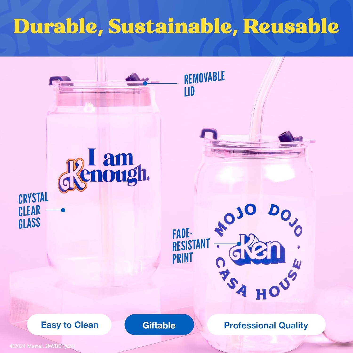 Set de 2 Tazas de Vidrio Dragon Glassware Barbie 473 ml