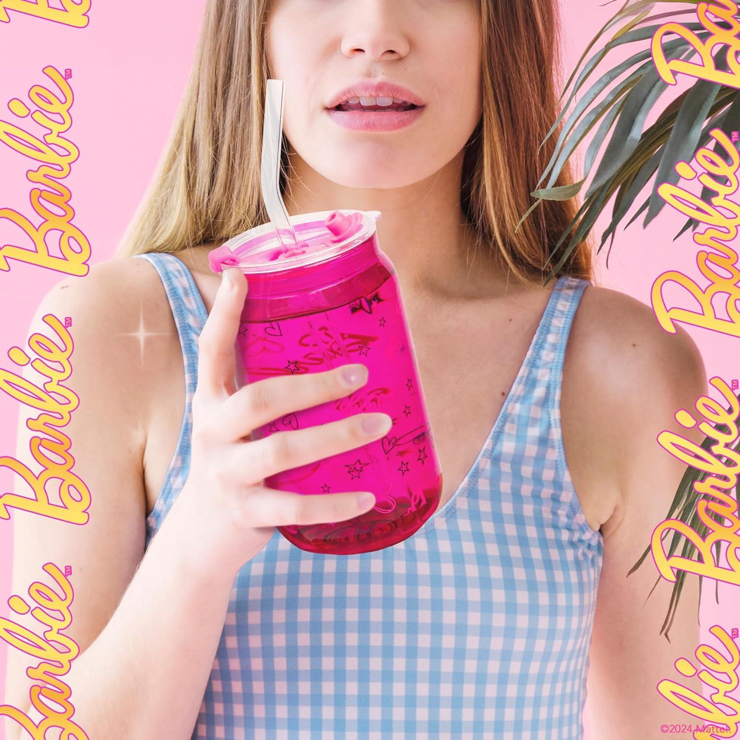 Tazas de Vidrio Dragon Glassware x Barbie - Set de 2 - 473 ml