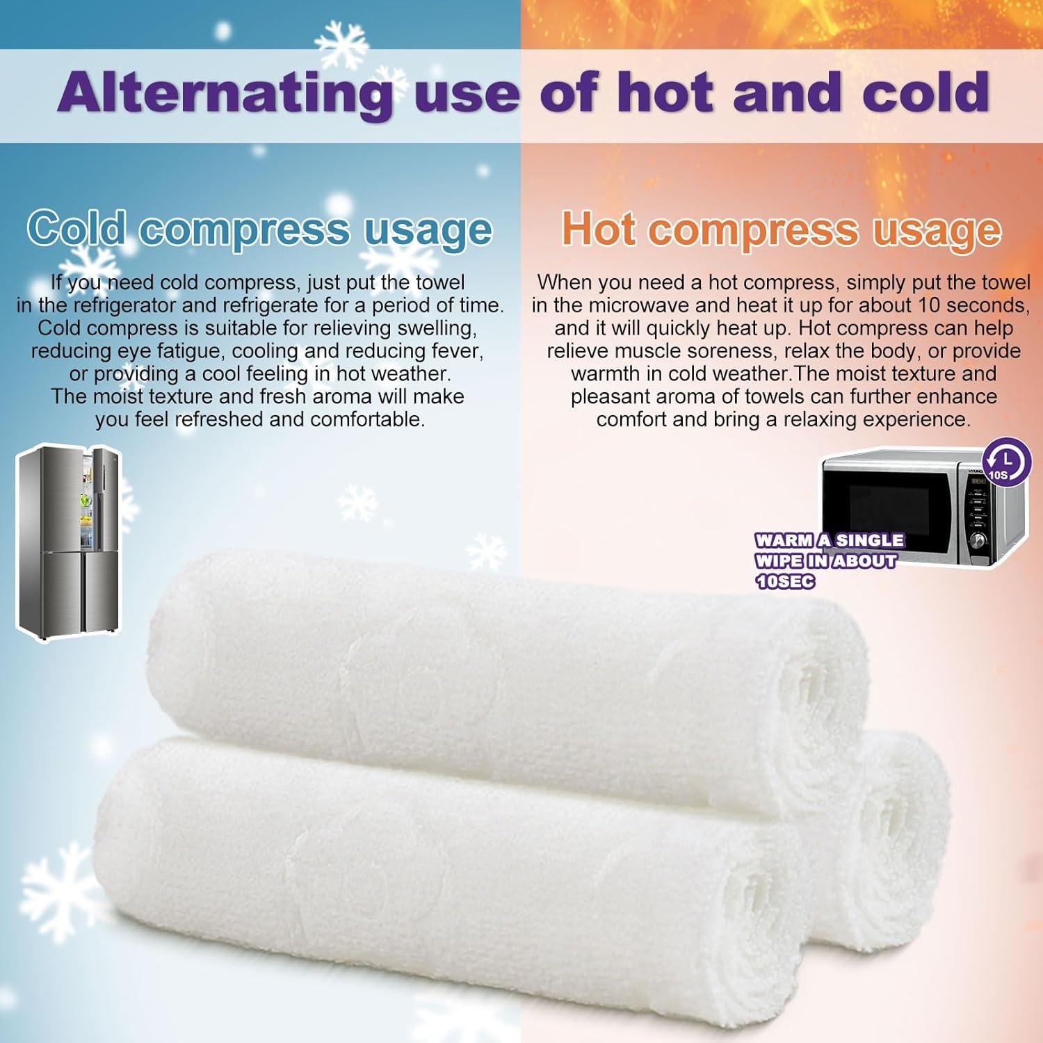 Toallas Húmedas de Algodón Twoworld 100 Unidades Lavanda