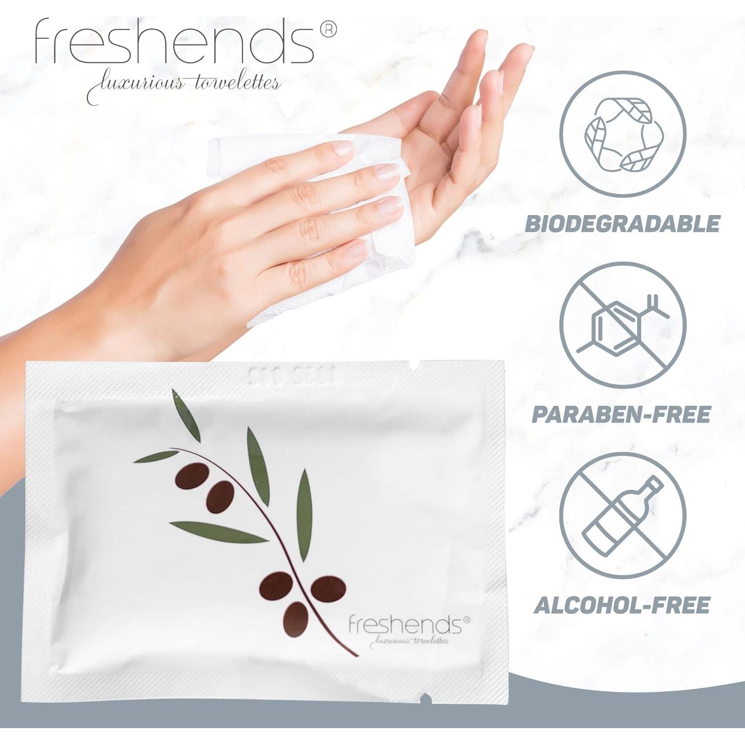 Toallitas Húmedas Desechables Freshends - 300 Unidades, Aloe y Pepino