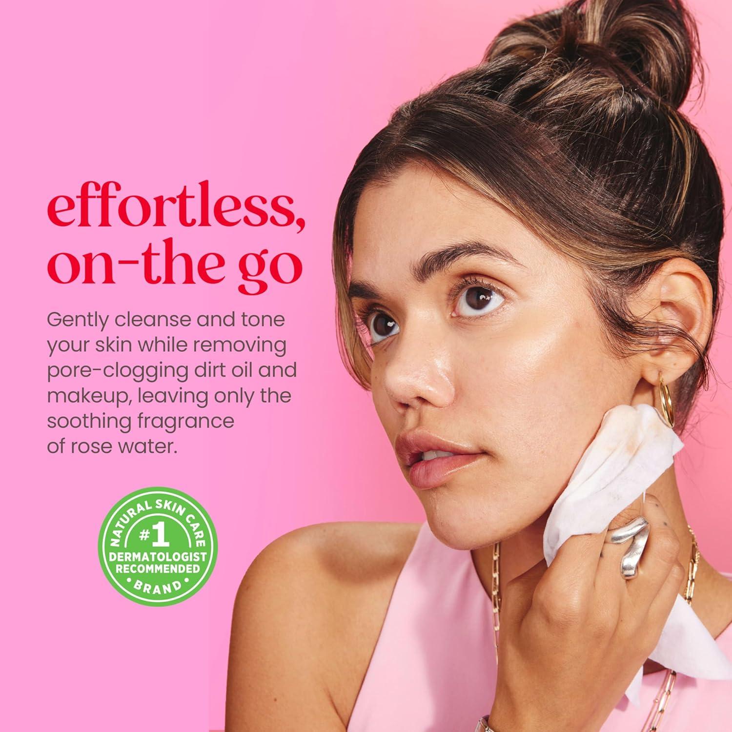 Toallitas Faciales Micelares Burt's Bees 10 Unidades Agua de Rosa