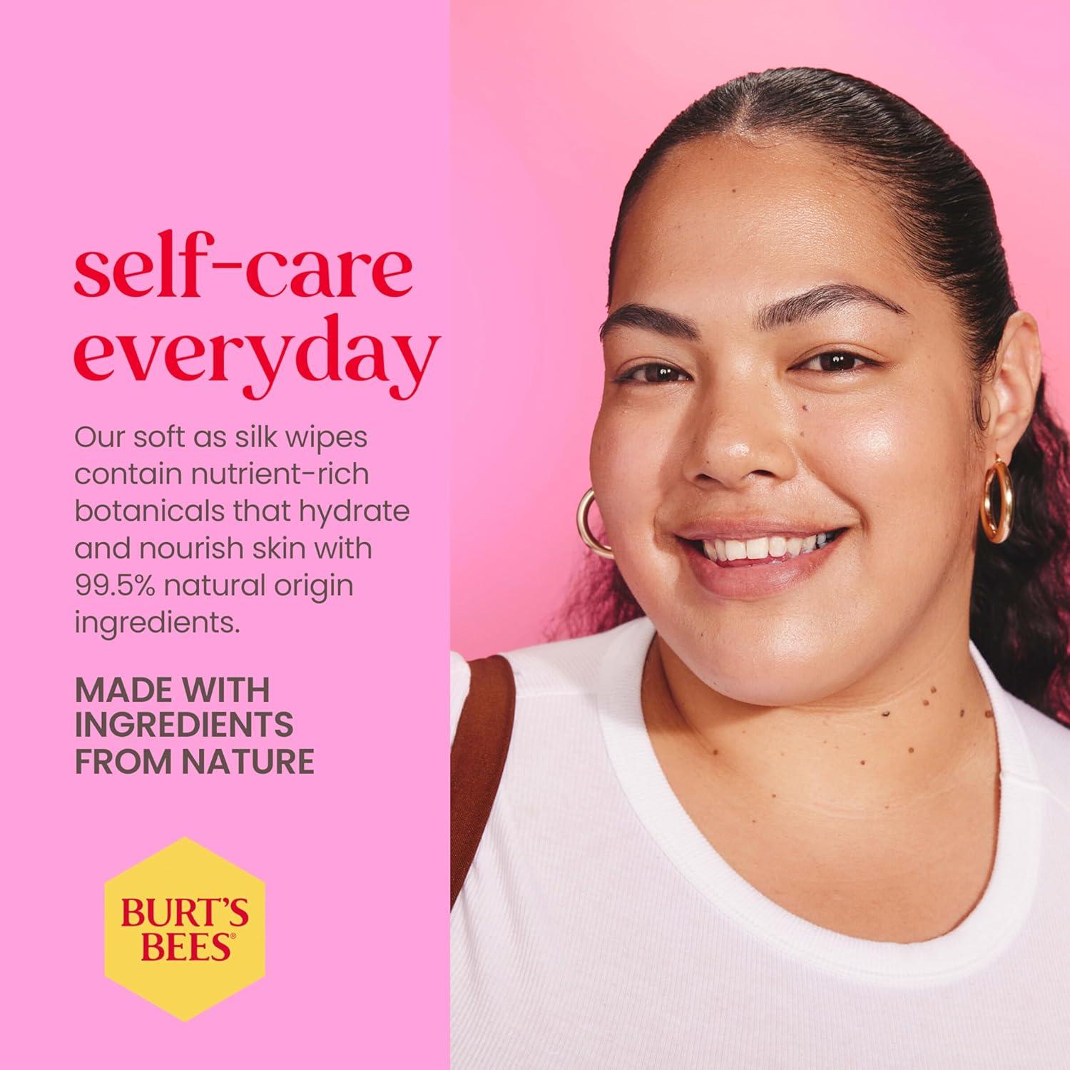 Toallitas Faciales Micelares Burt's Bees 10 Unidades Agua de Rosa