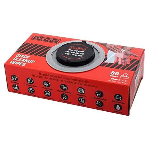 Toallitas de limpieza Quickstop 80 unidades 20x20 cm industriales