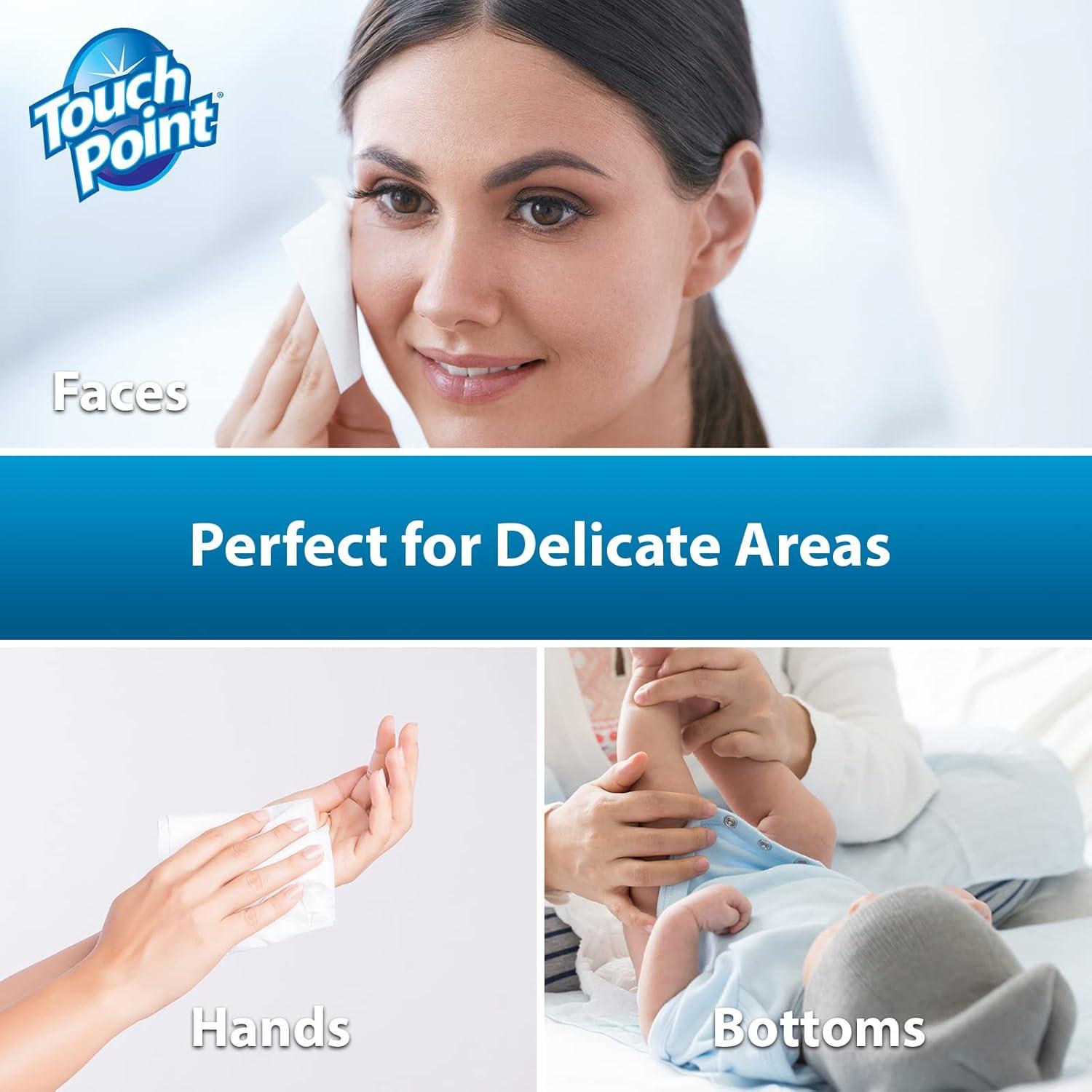 Toallitas Desechables Touch Point 1800 Unidades Aloe Vera