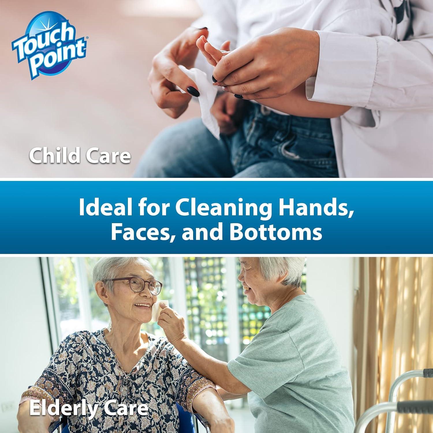 Toallitas Desechables Touch Point 1800 Unidades Aloe Vera